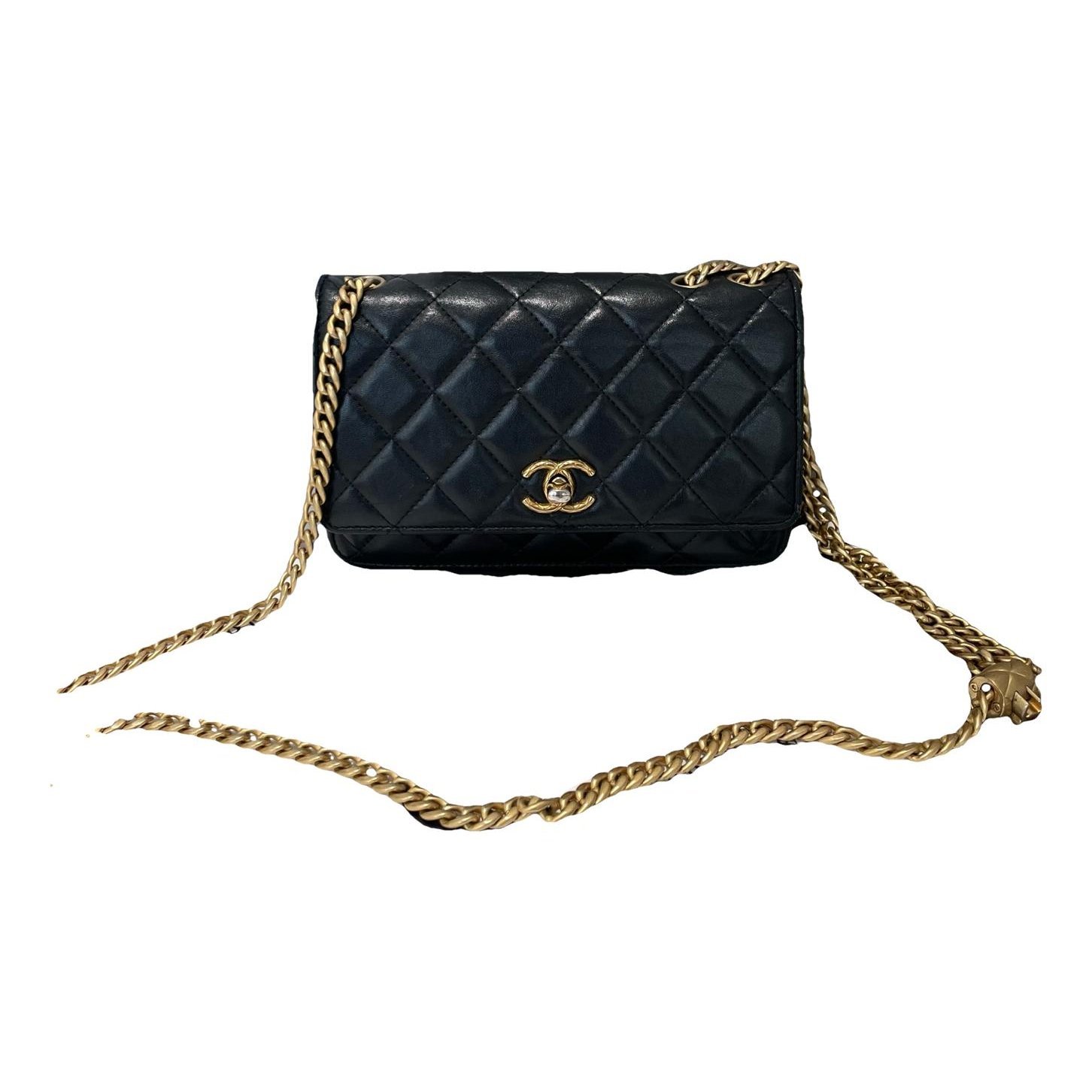 Wallet On Chain Timeless/Classique leather handbag