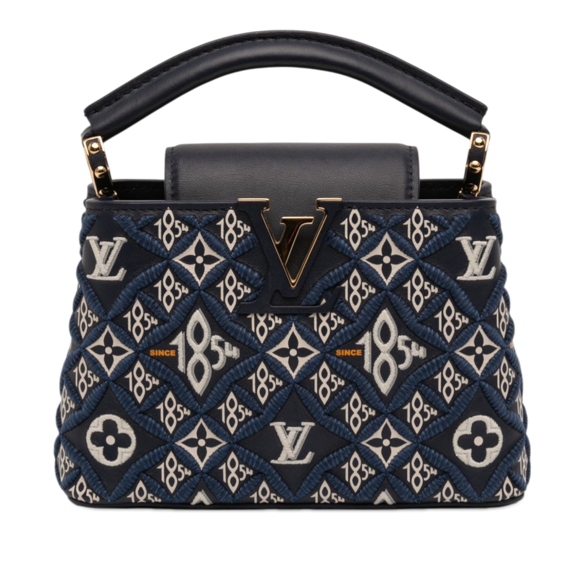 Capucines leather handbag