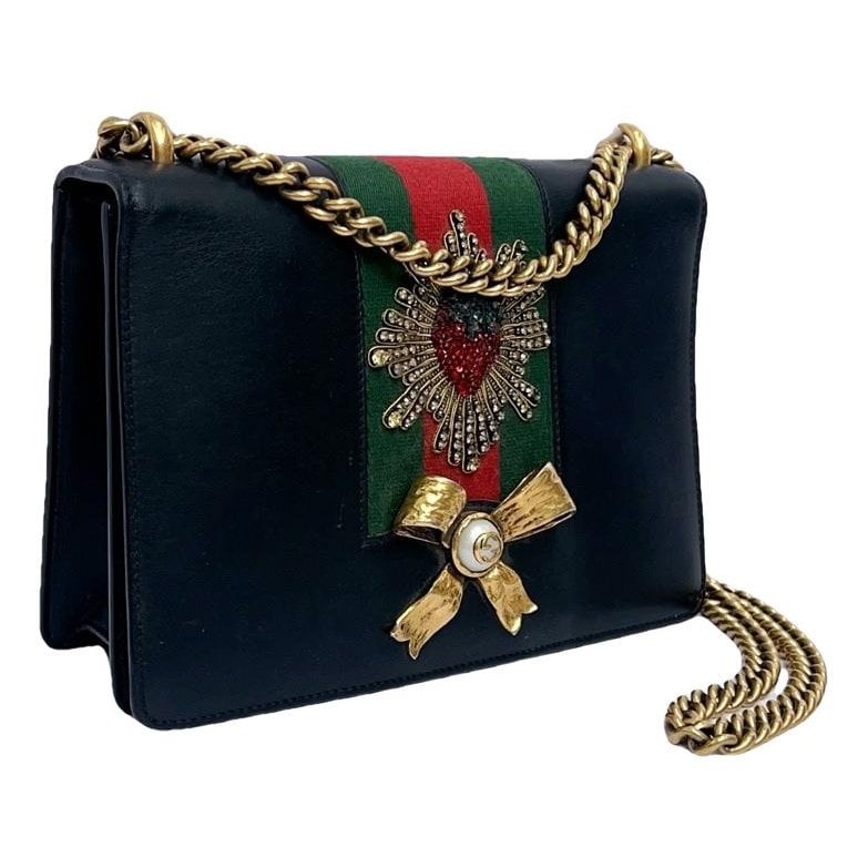 Leather handbag