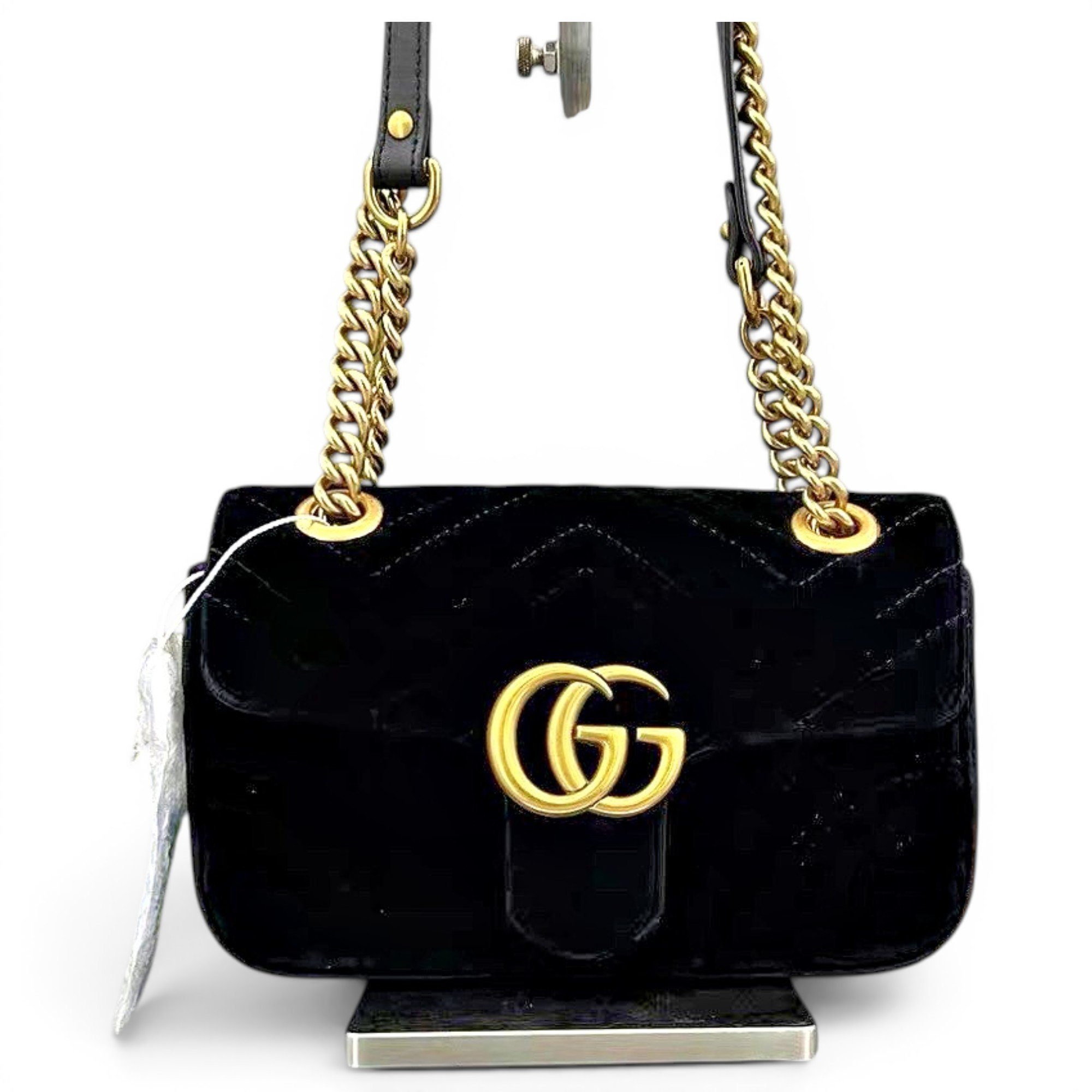 GG Marmont Flap velvet crossbody bag