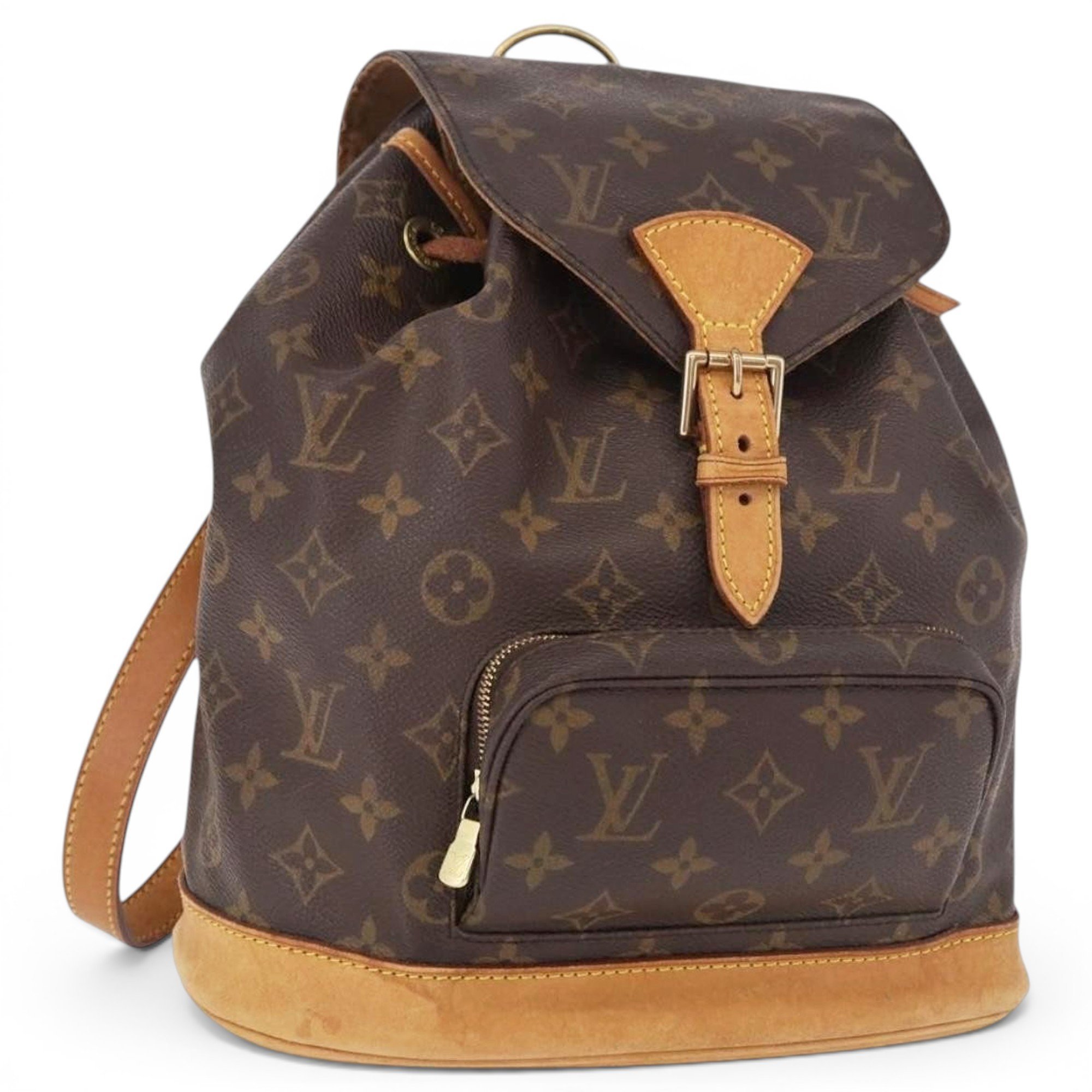 Montsouris leather backpack