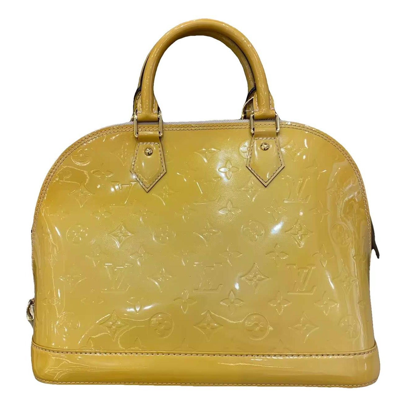 Alma patent leather handbag