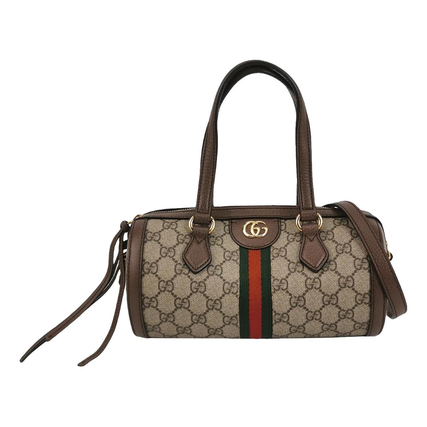 Ophidia Boston leather handbag