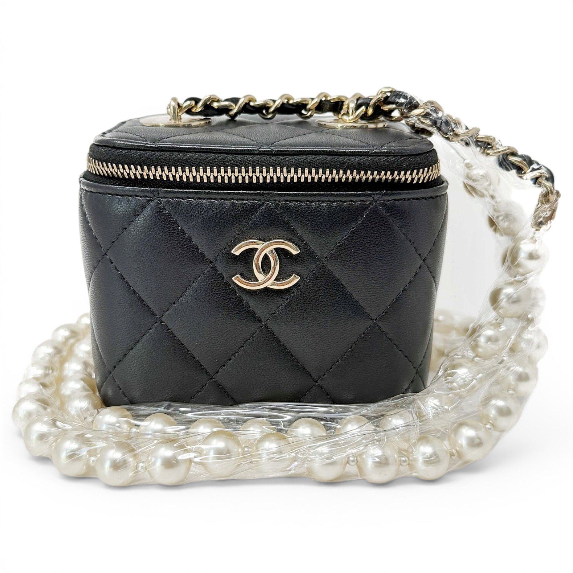 Vanity leather mini bag