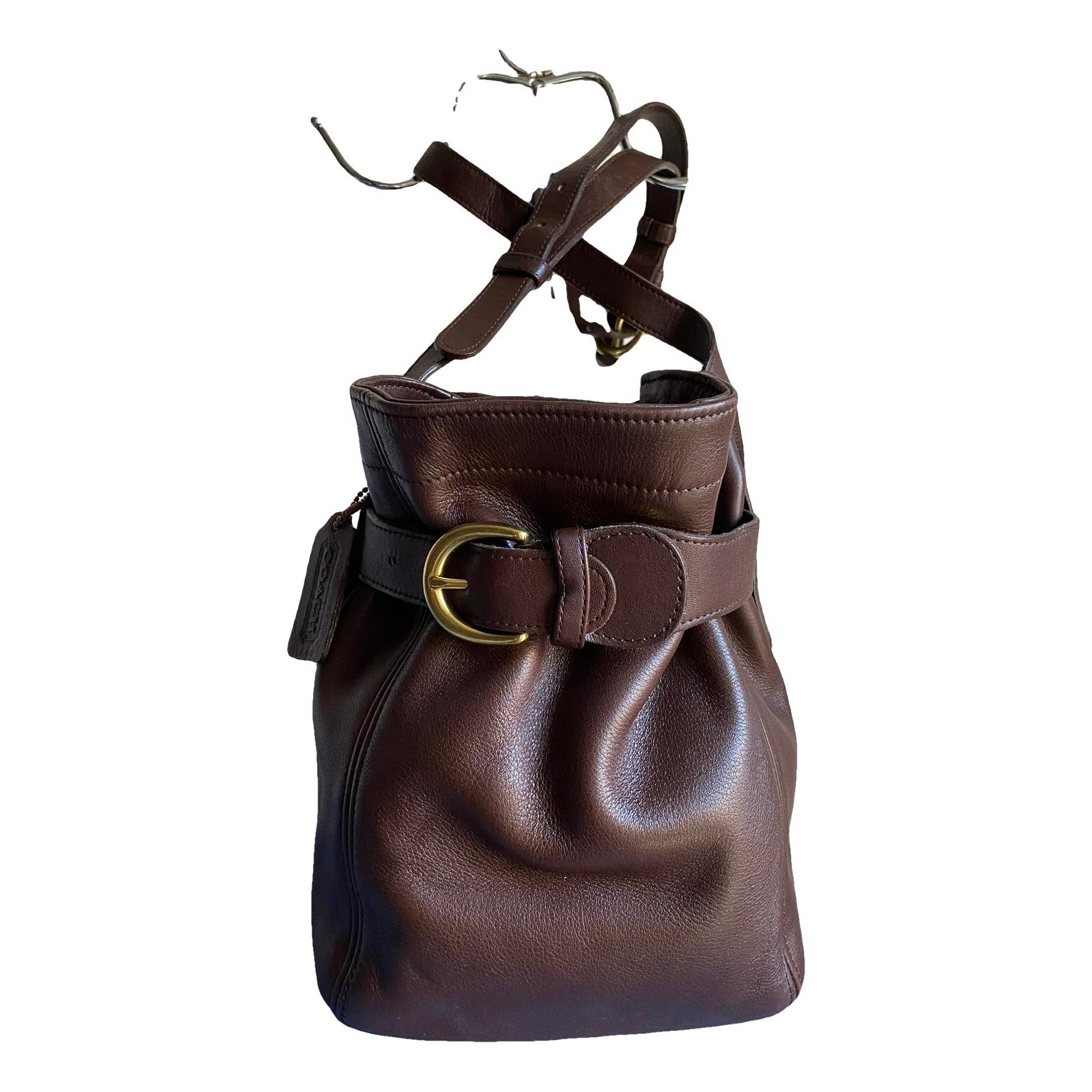 Leather crossbody bag