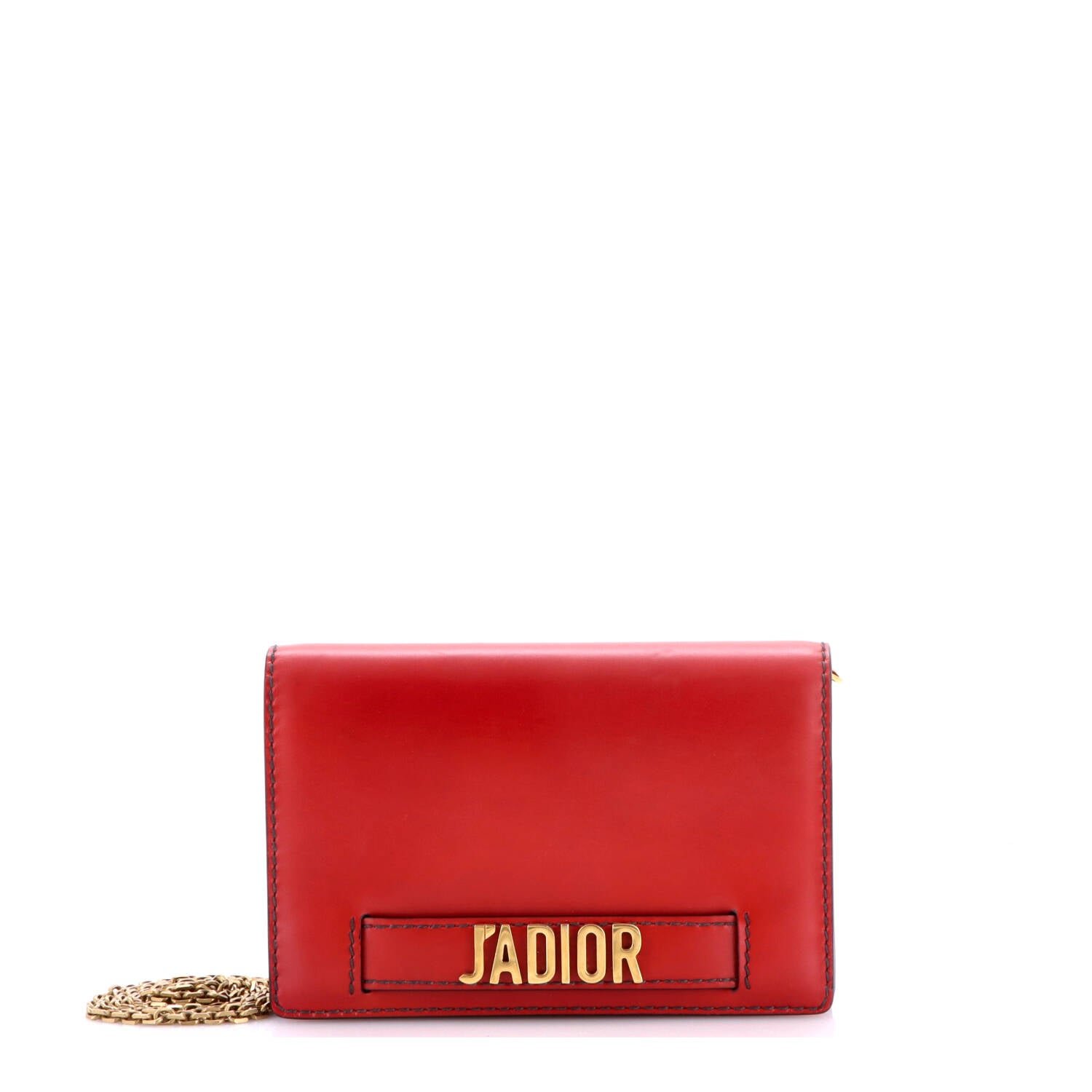 J'Adior Wallet on Chain Leather