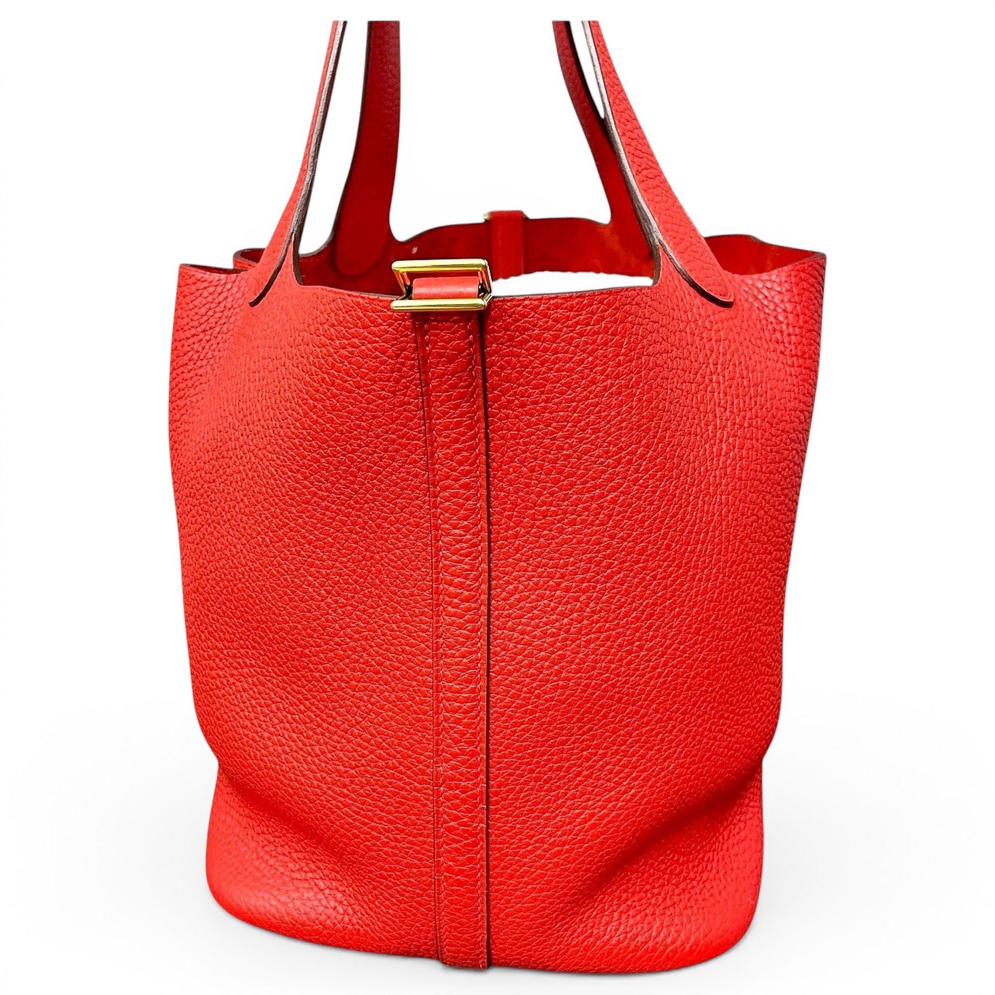 Picotin leather handbag