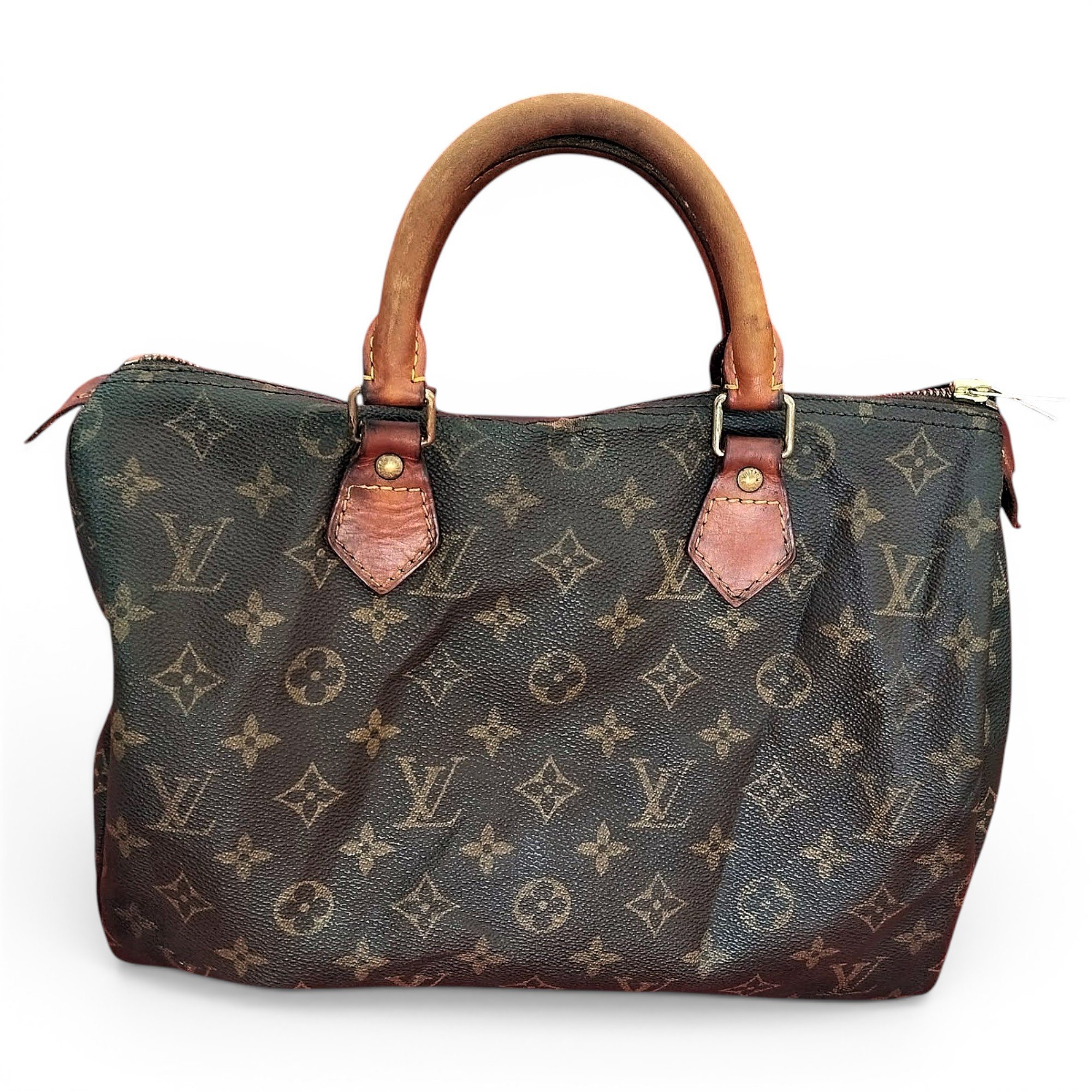 Speedy leather handbag
