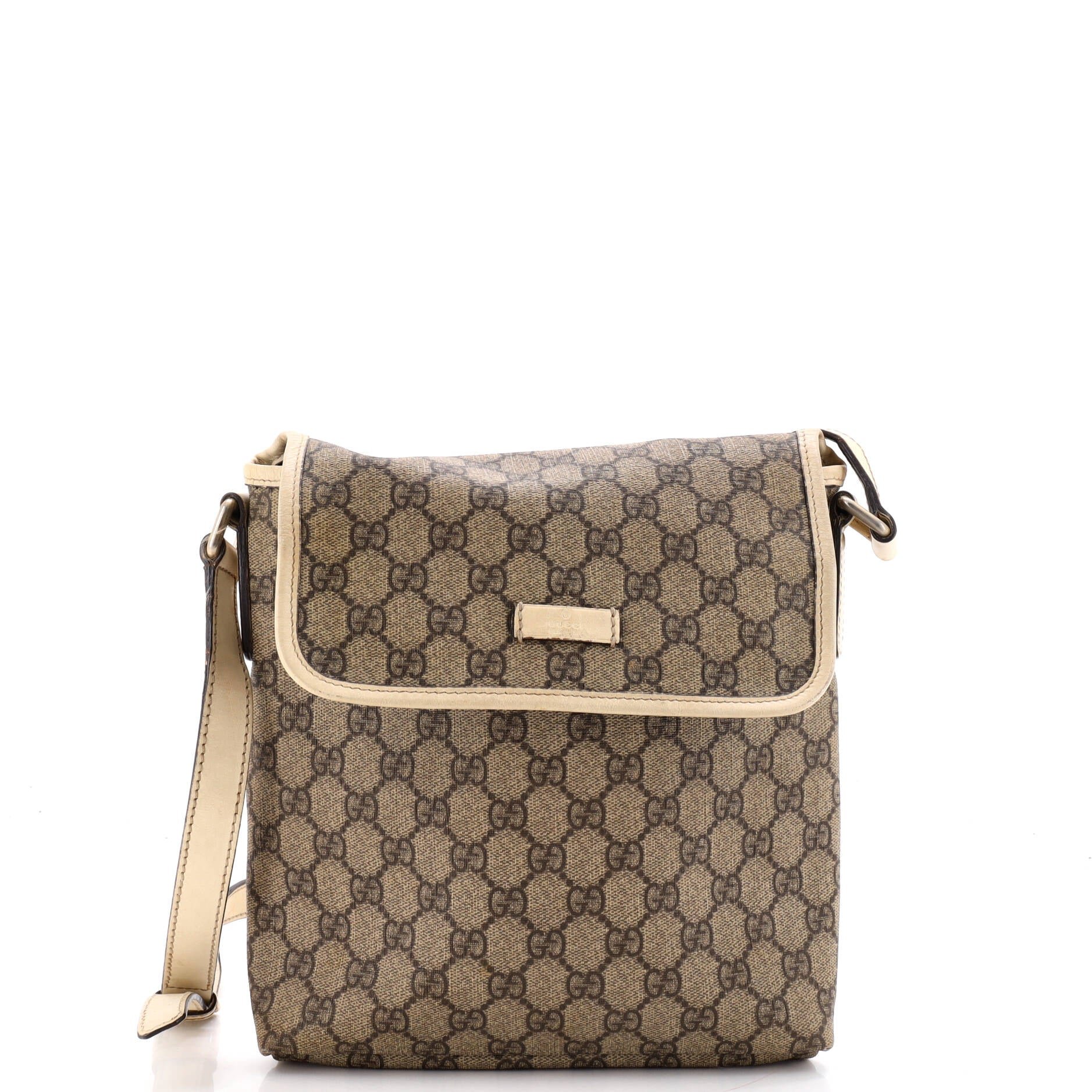 Flap Messenger GG Coated Canvas Small
