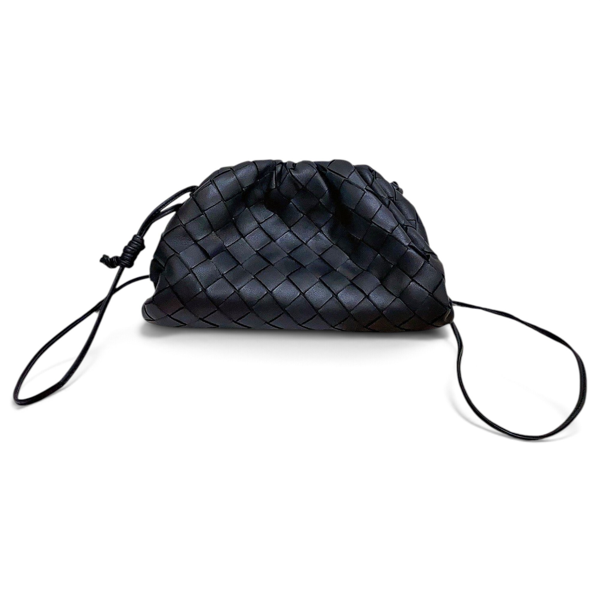 Pouch leather handbag