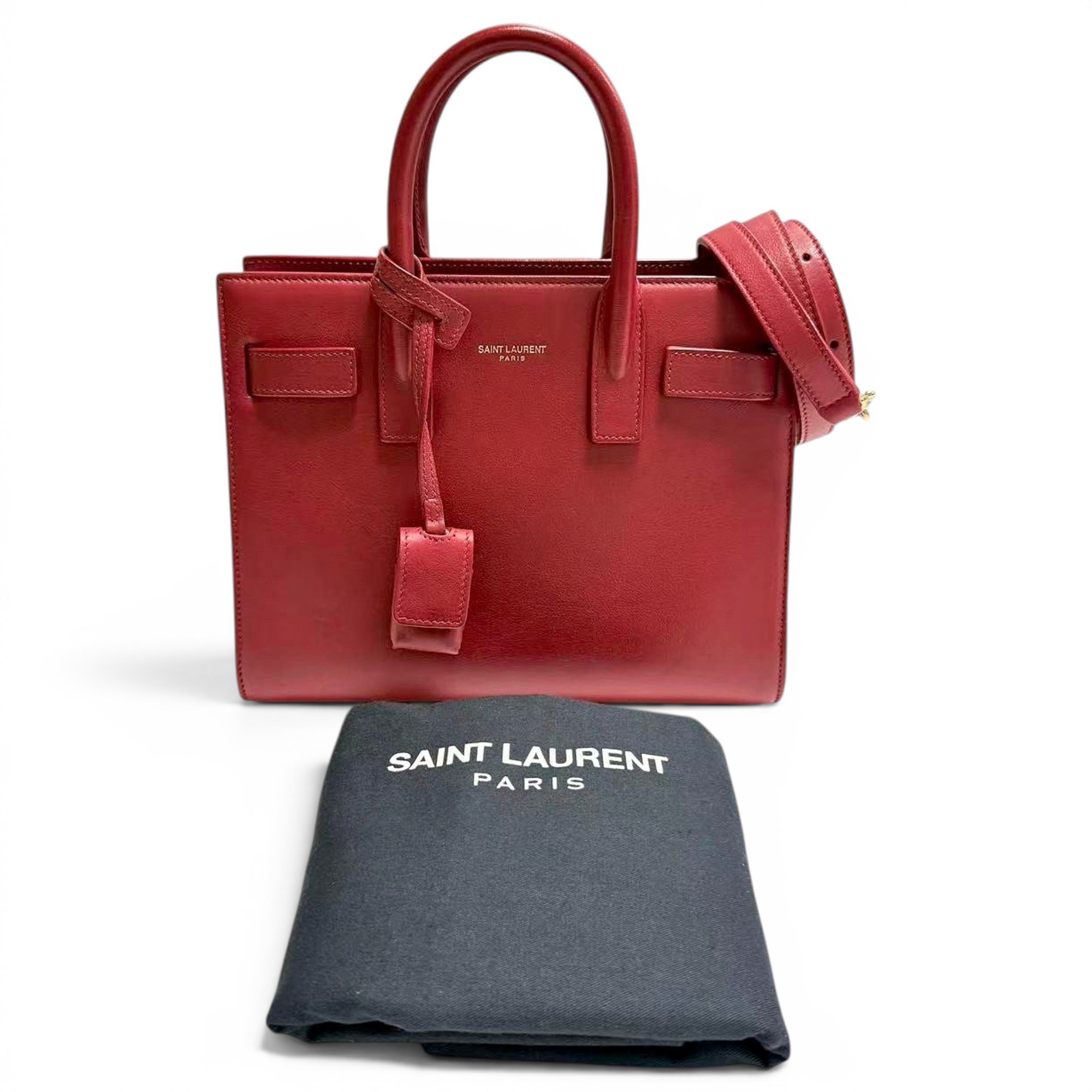 Saint Laurent Sac de Jour leather handbag