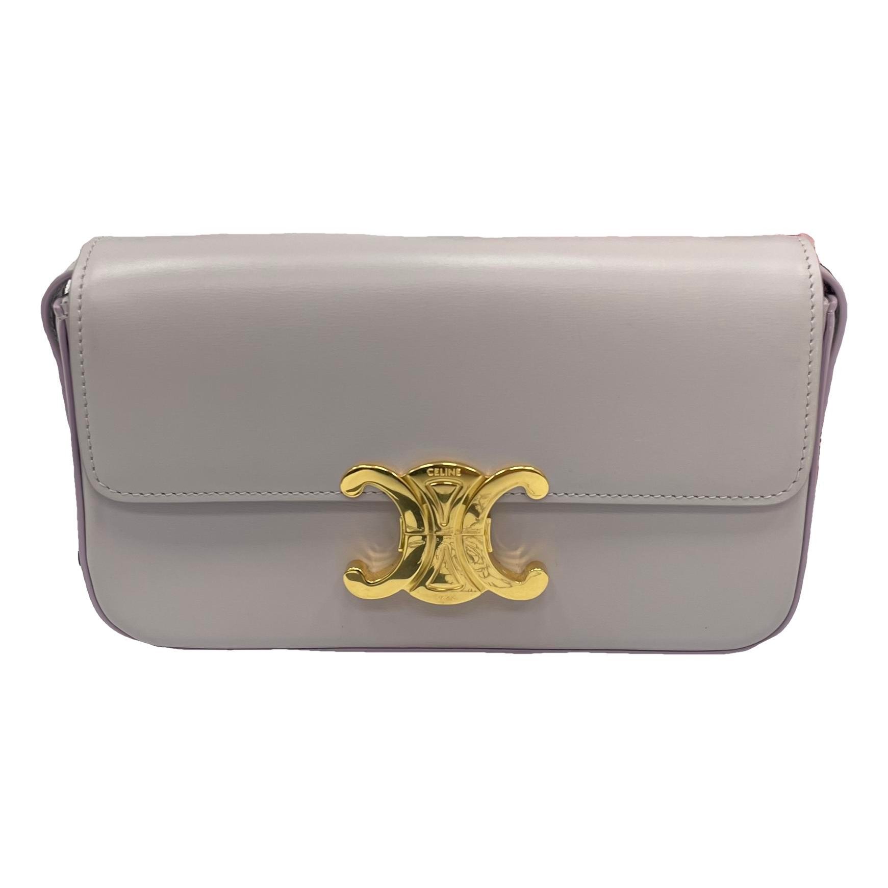 Triomphe Long leather handbag