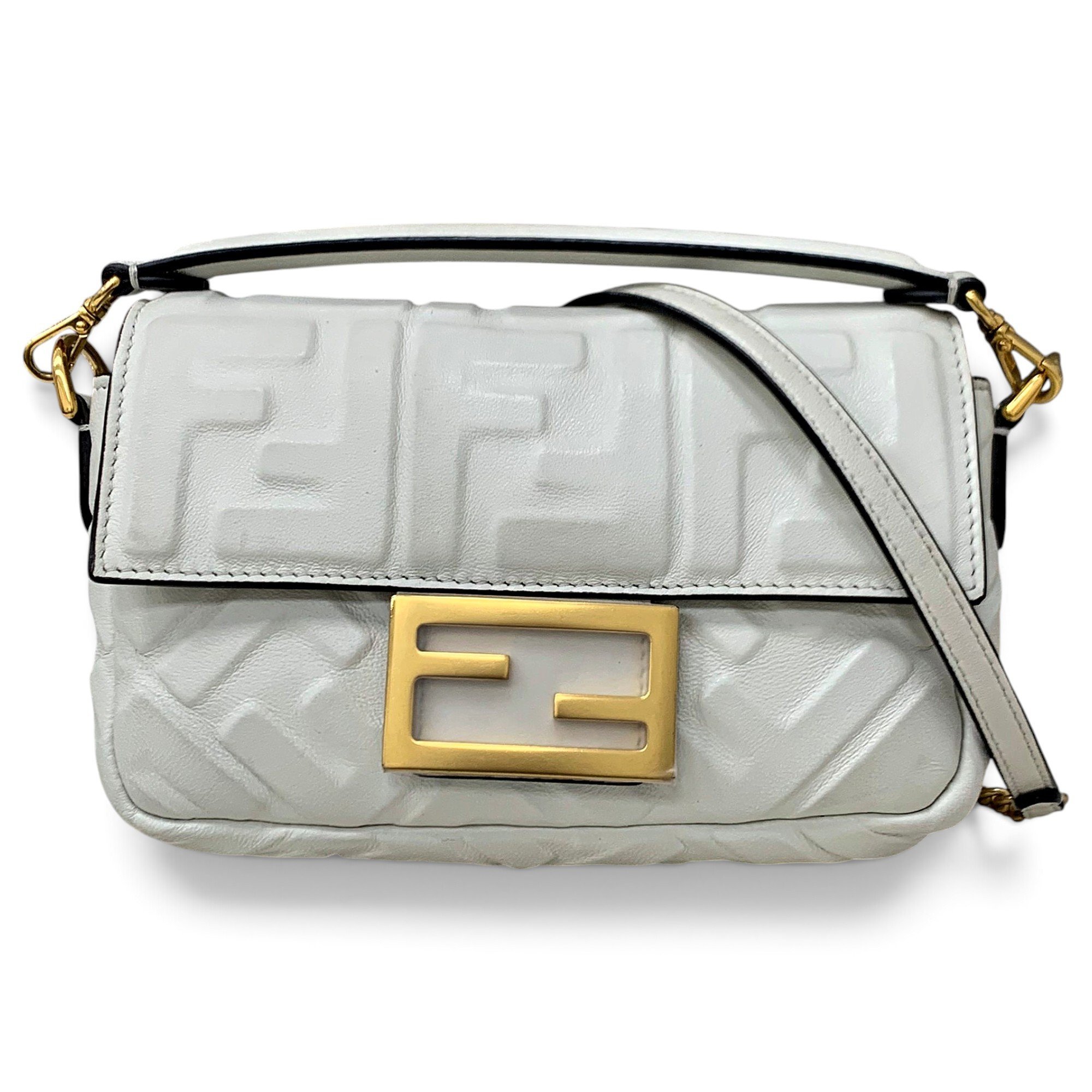 Baguette leather handbag
