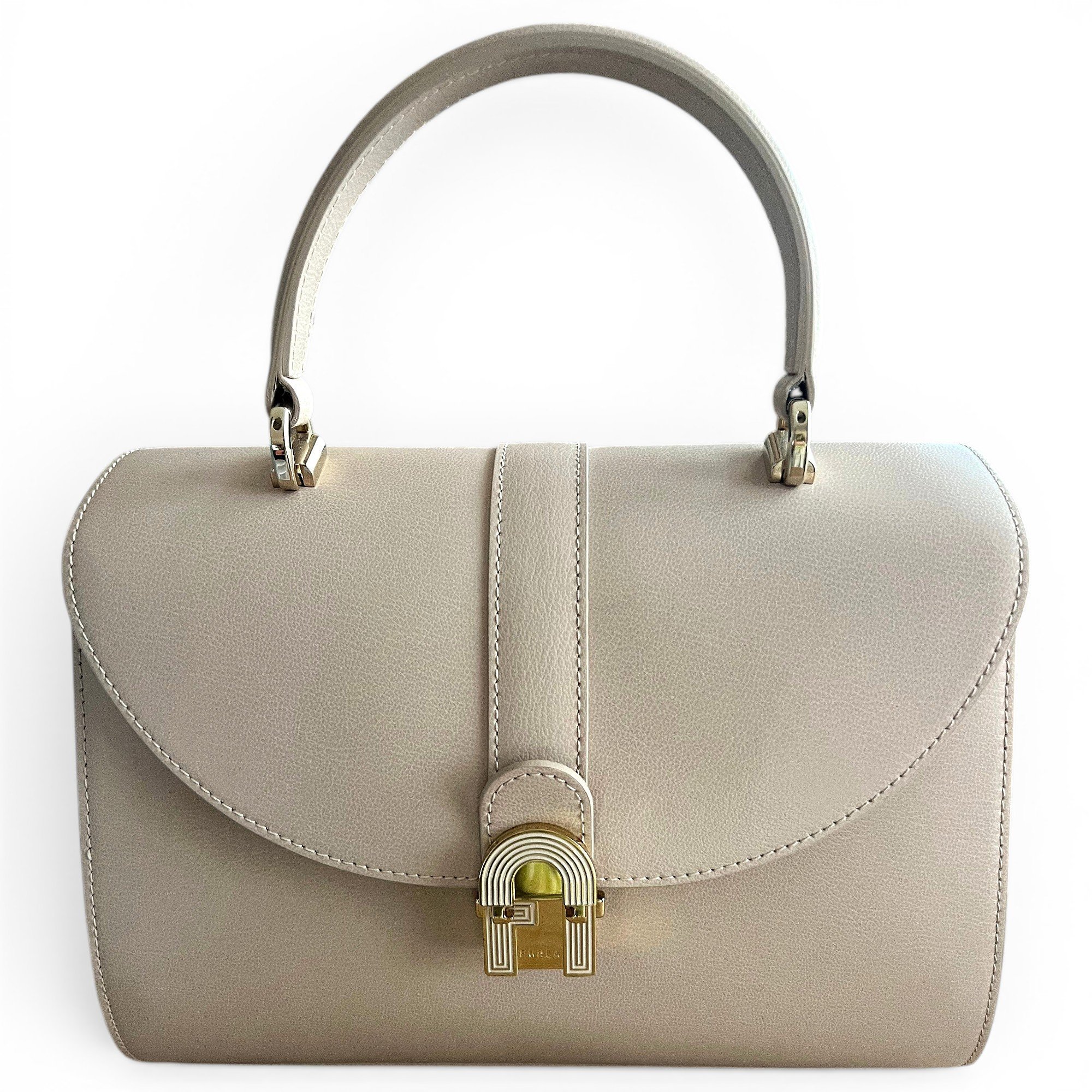 Leather handbag