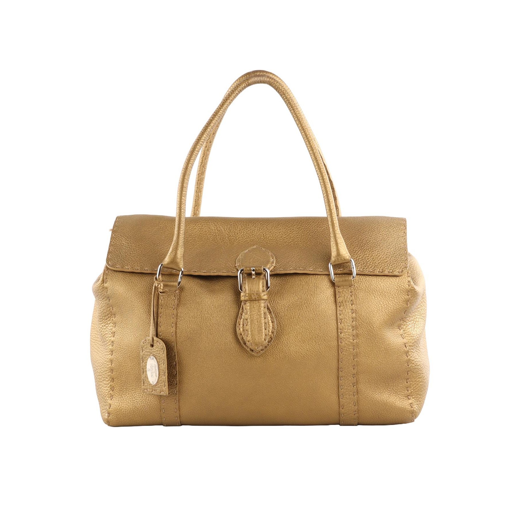 Leather tote