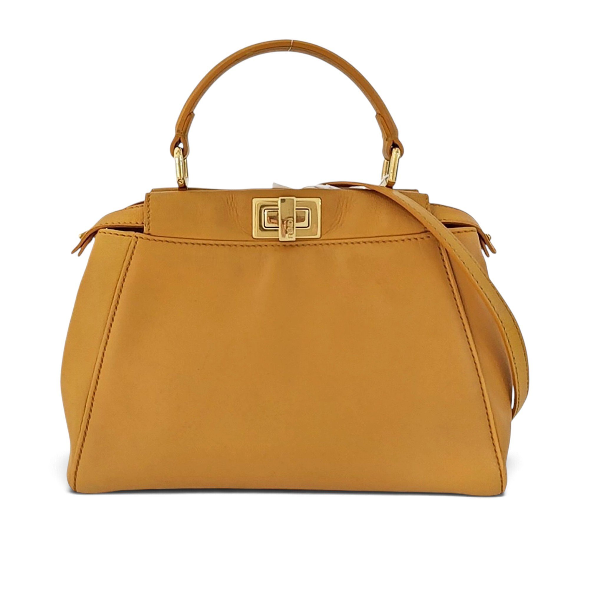 Peekaboo leather handbag