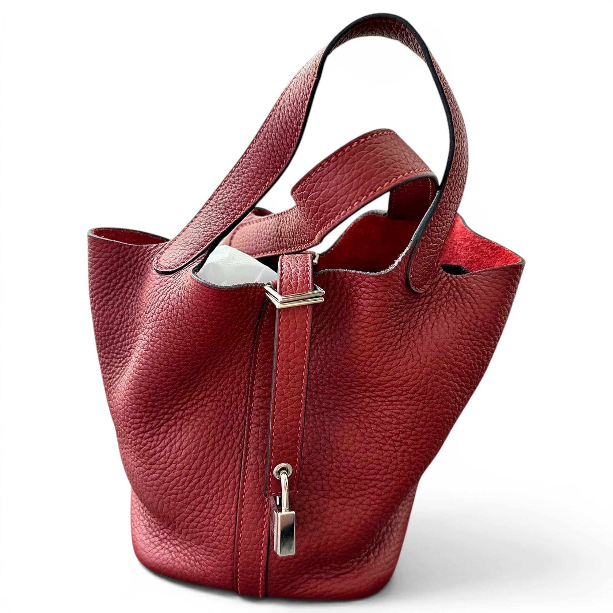 Picotin leather handbag
