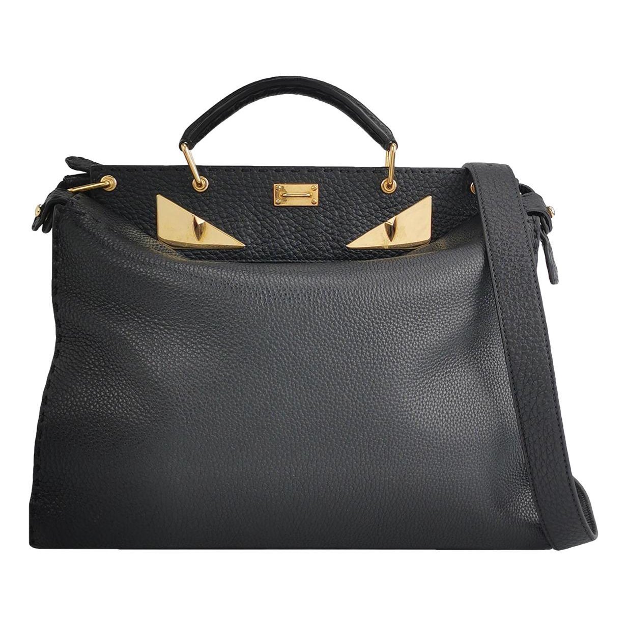 Peekaboo leather handbag