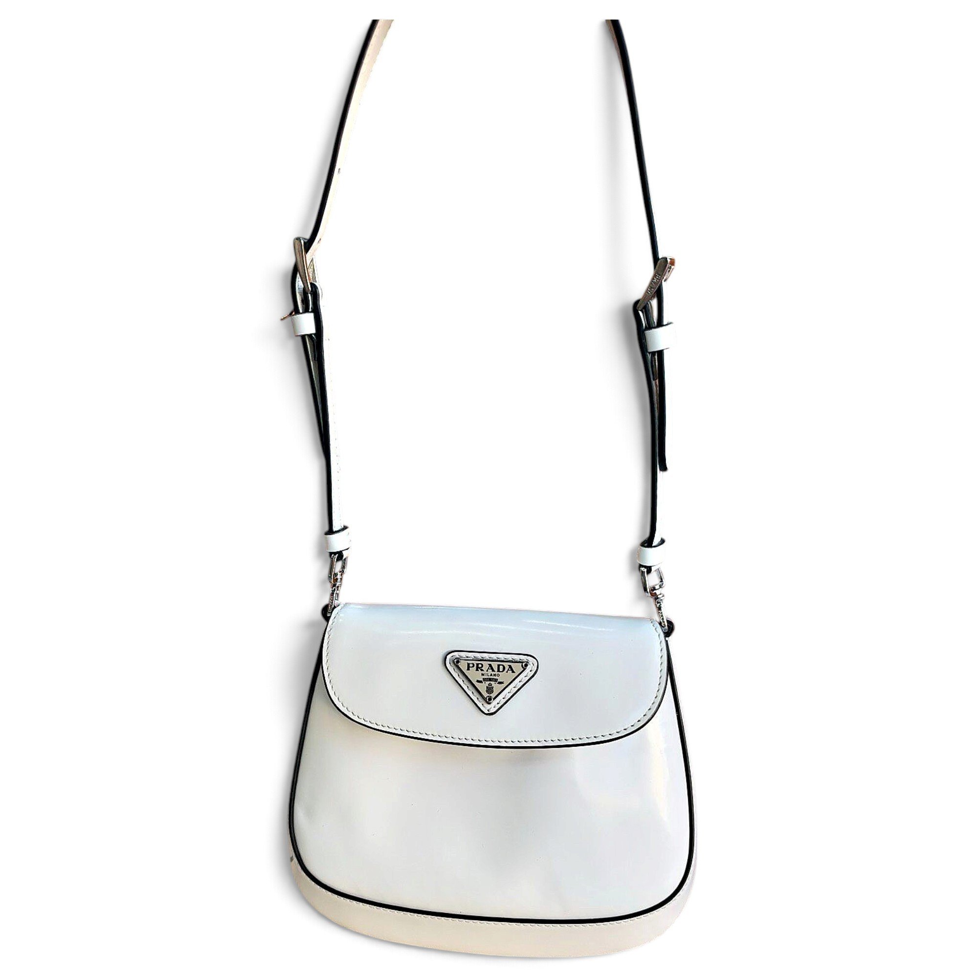 Cleo Flap patent leather handbag