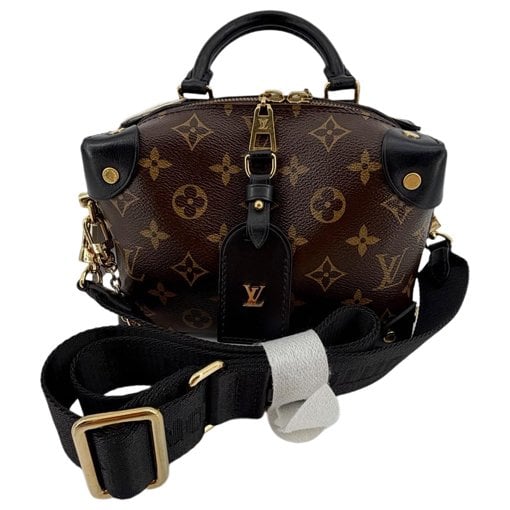 Petite Malle leather handbag