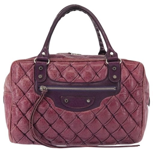 Leather handbag