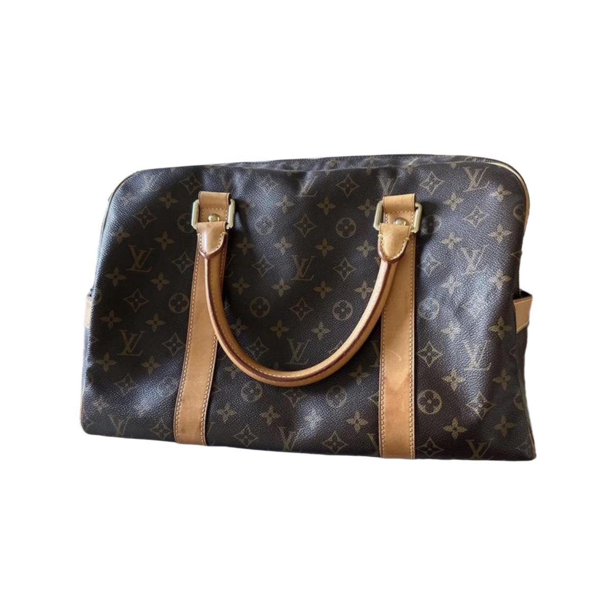Leather travel bag