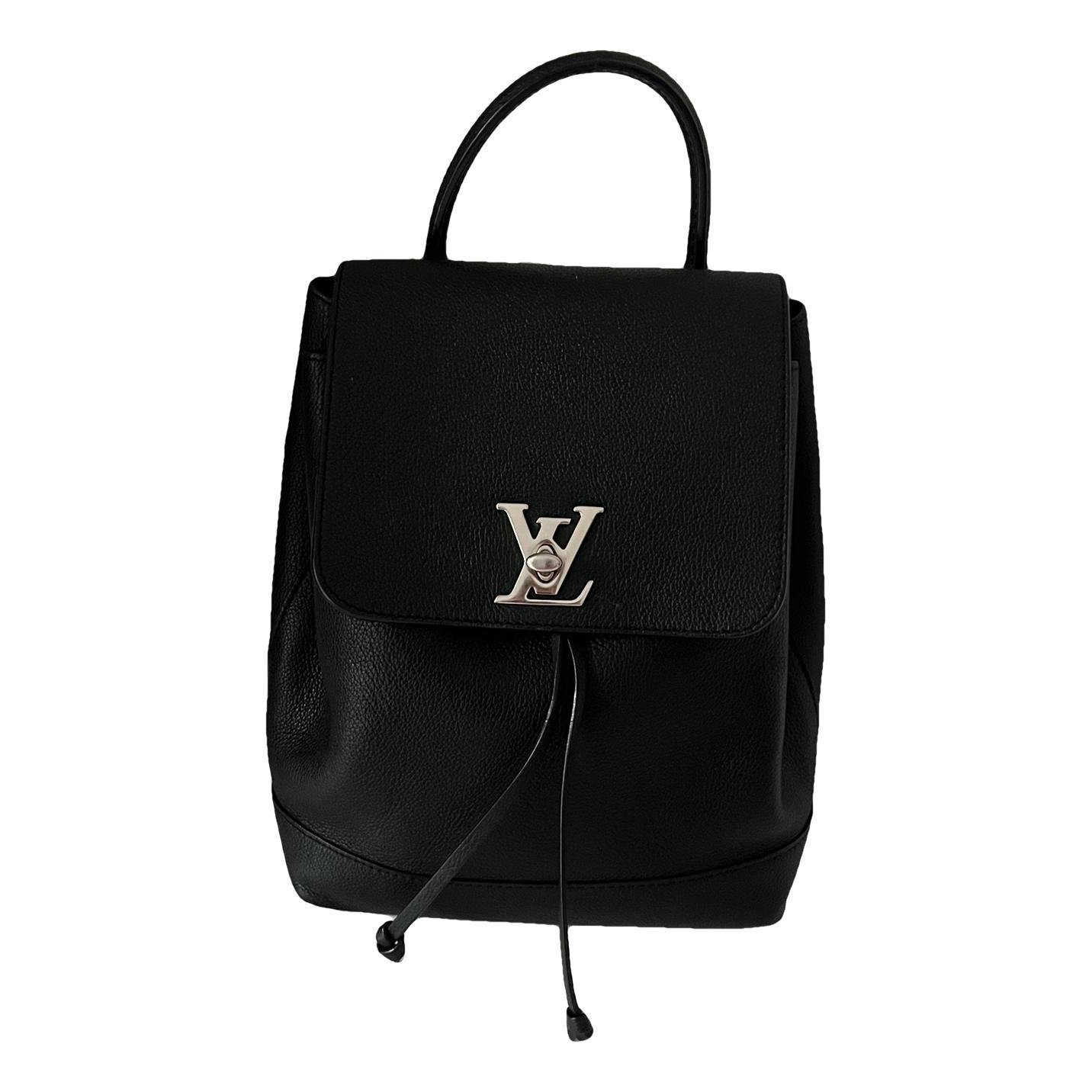 Lockme leather backpack