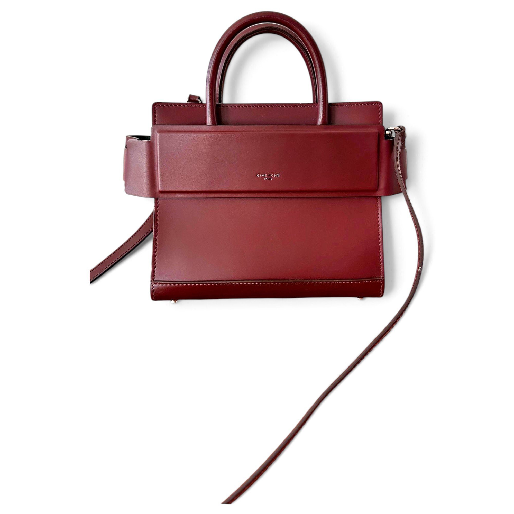 Whip leather handbag