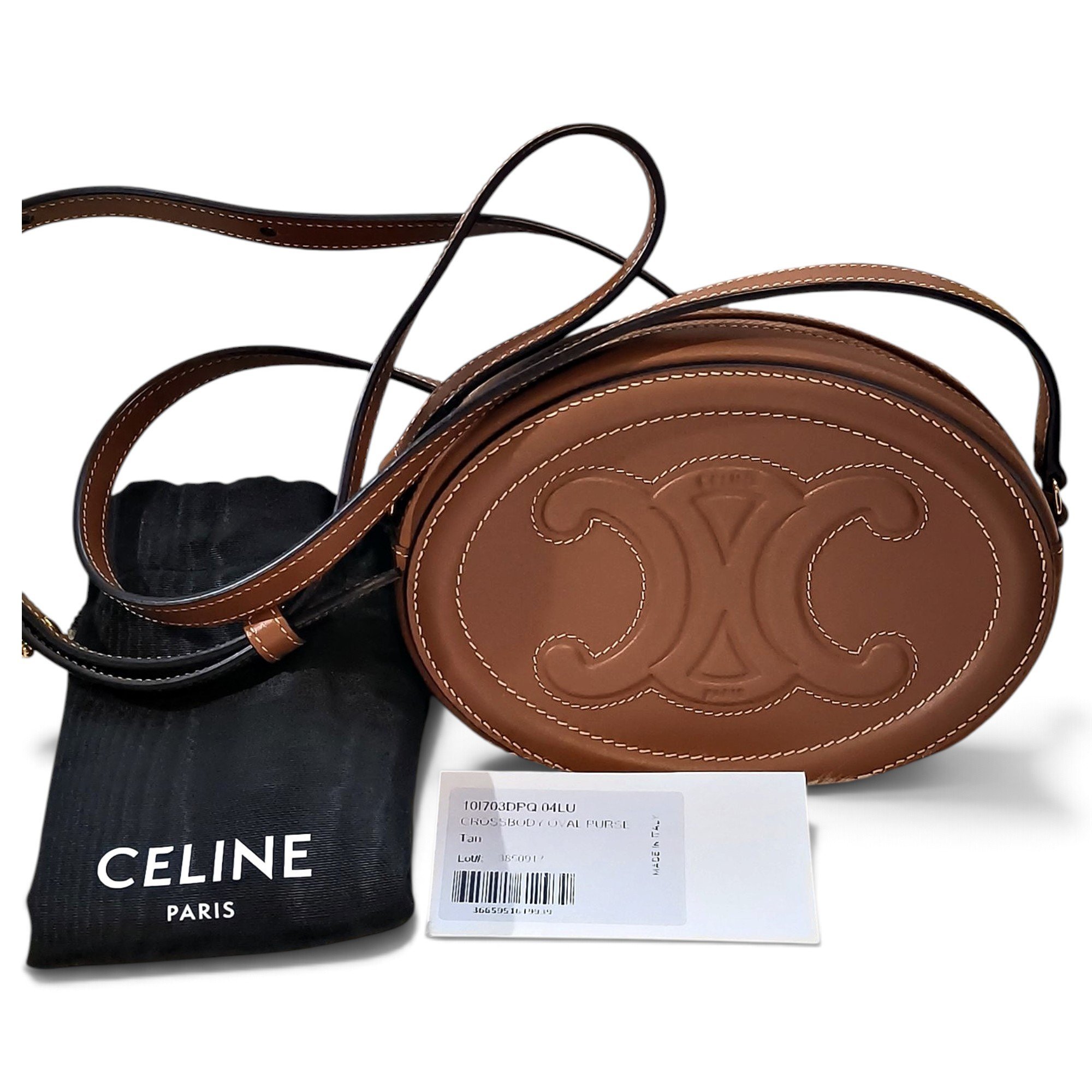 Leather crossbody bag