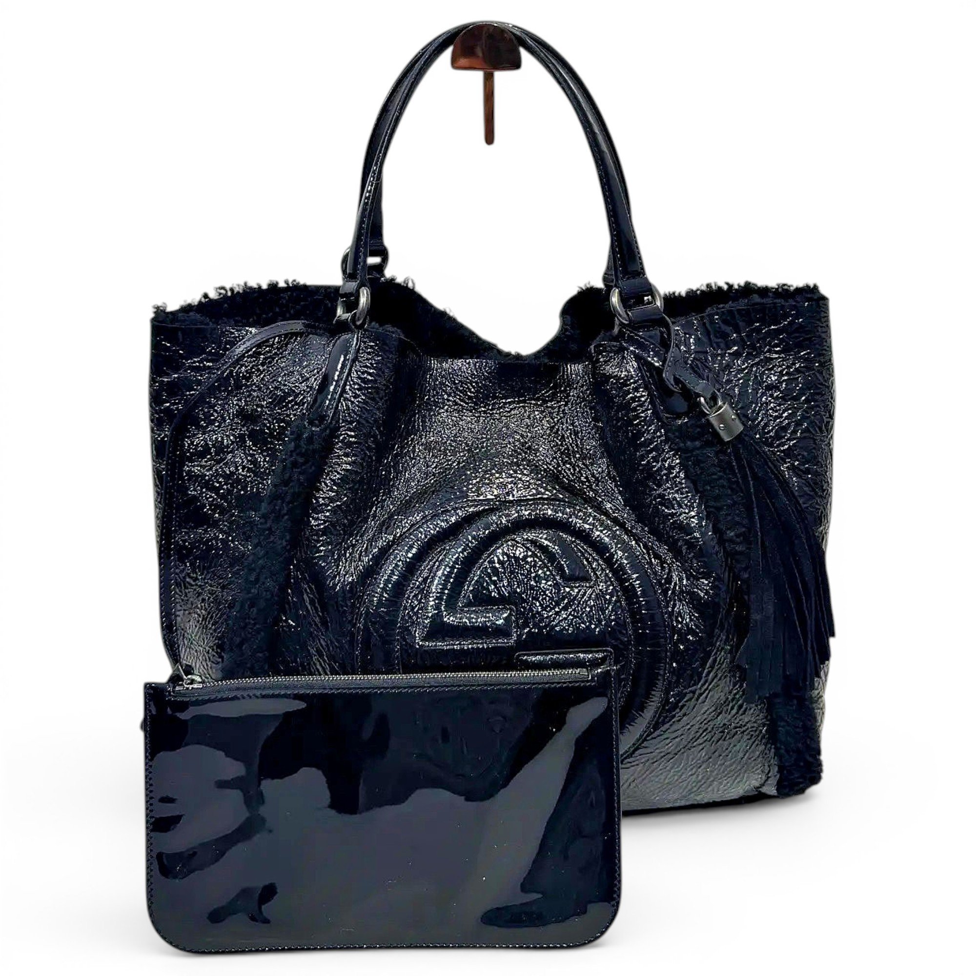 Soho Top Handle patent leather handbag