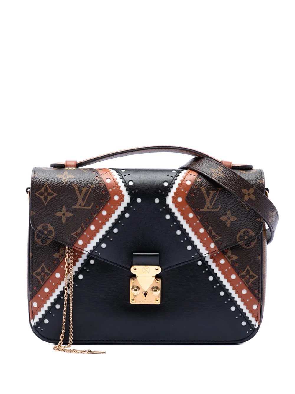 2017 Monogram Brogue Pochette Metis satchel