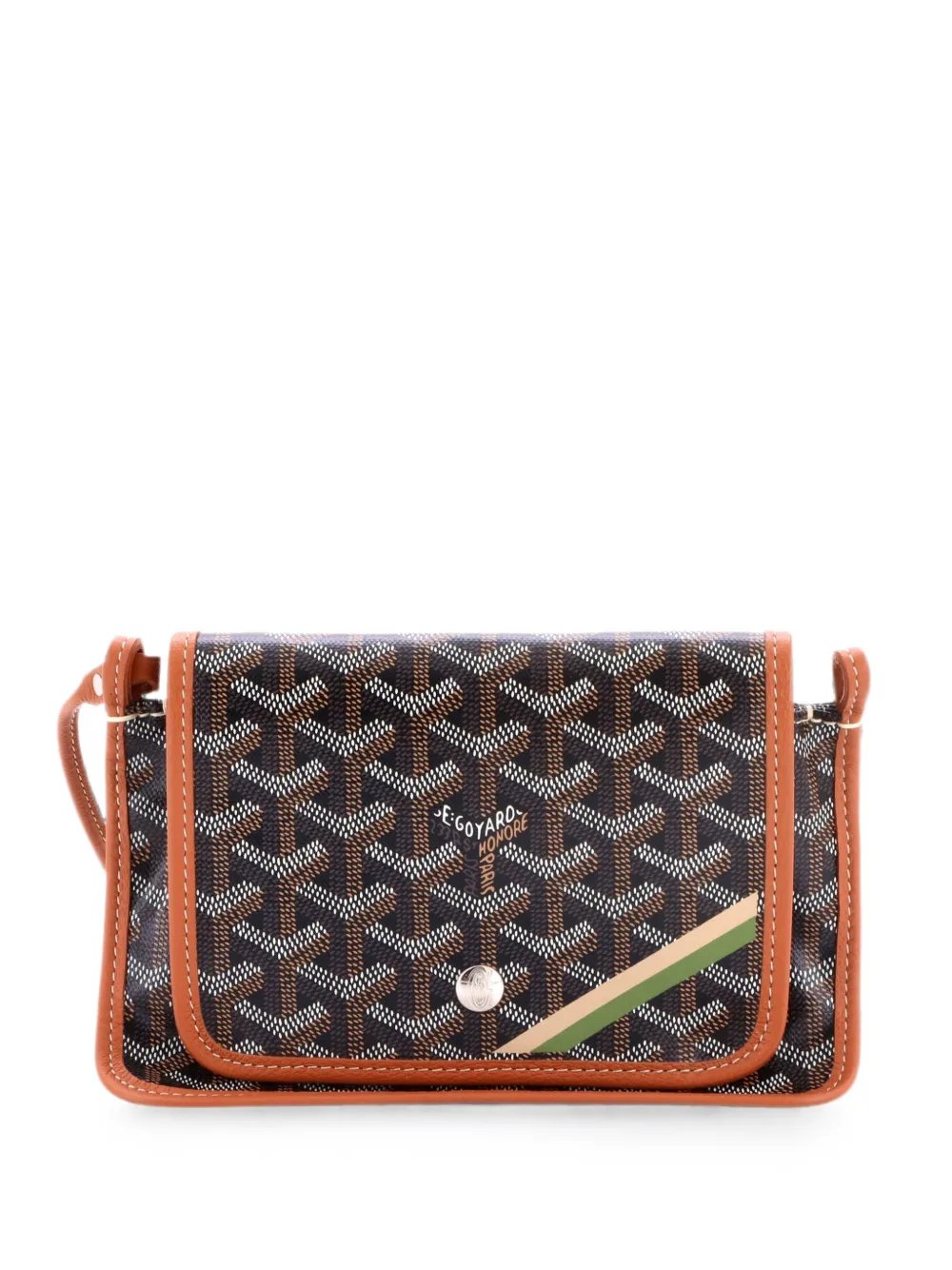Goyard Plumet Clutch Wallet Printed Coated Canvas crossbody bag