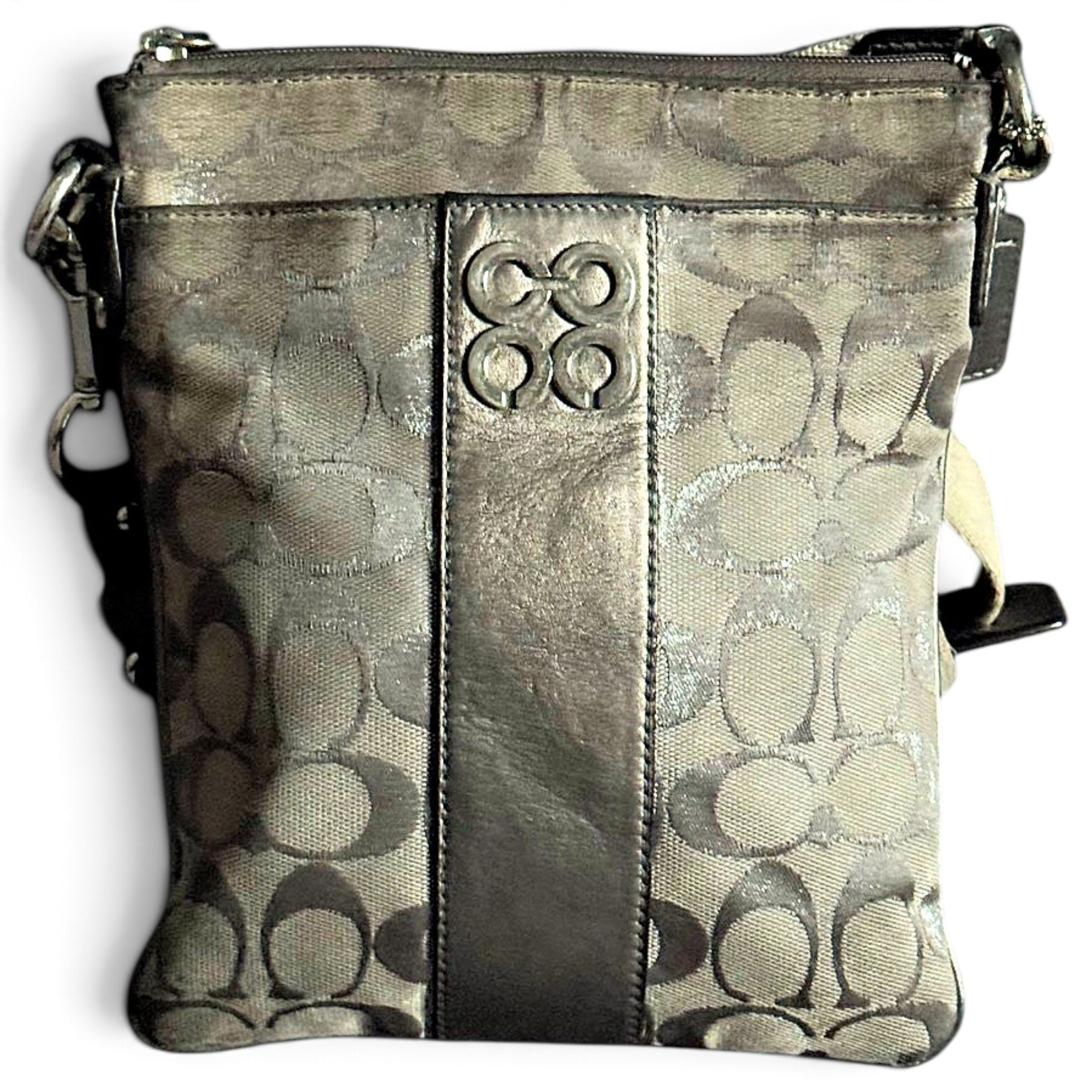 Signature Sufflette cloth crossbody bag
