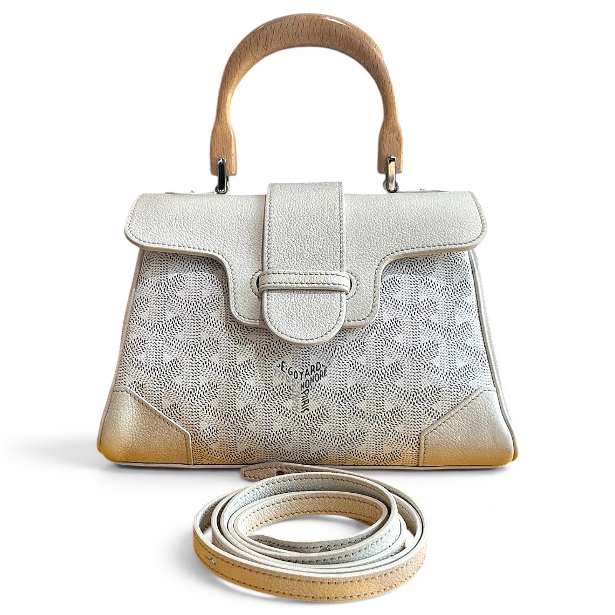 Goyard Saïgon vinyl handbag