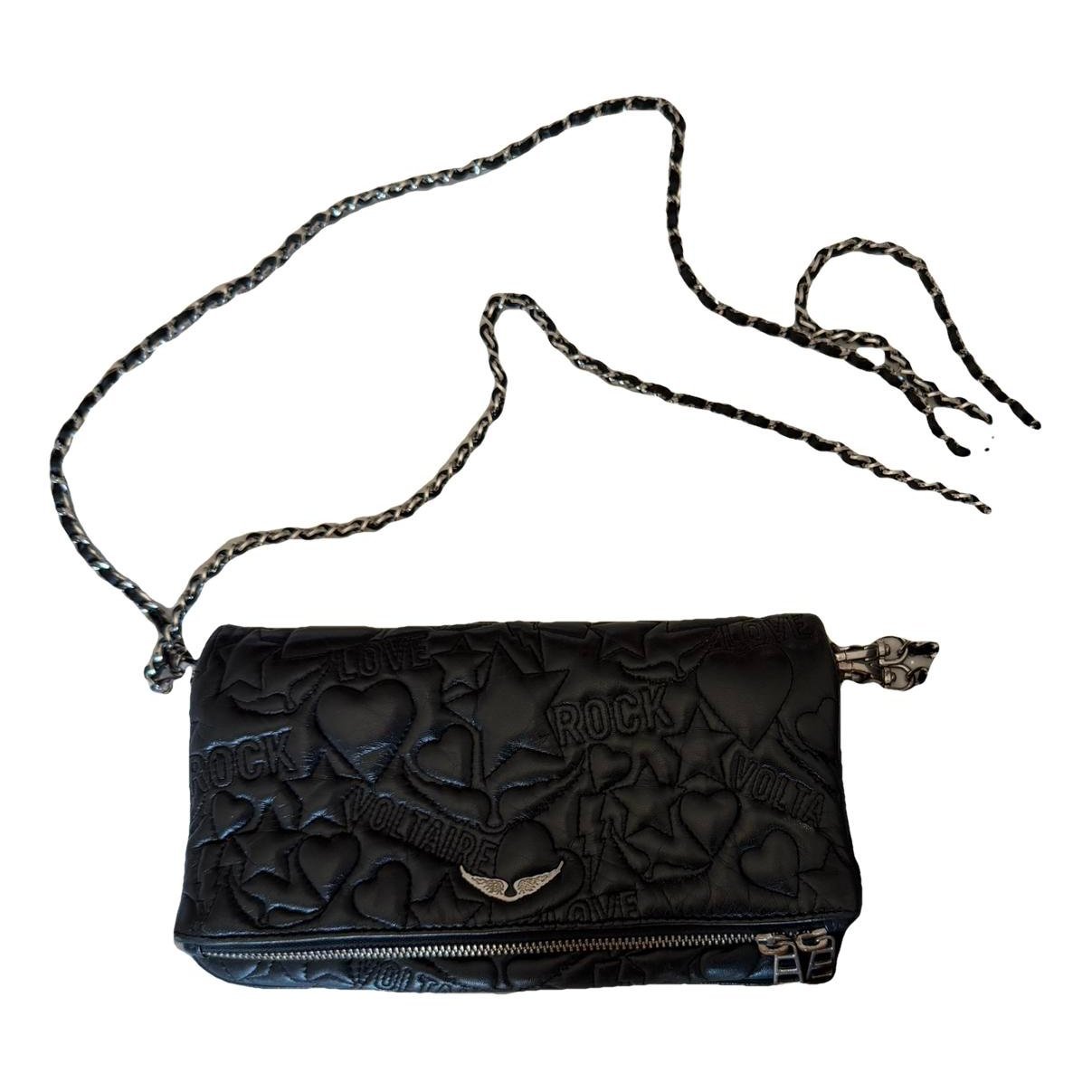 Rock leather crossbody bag