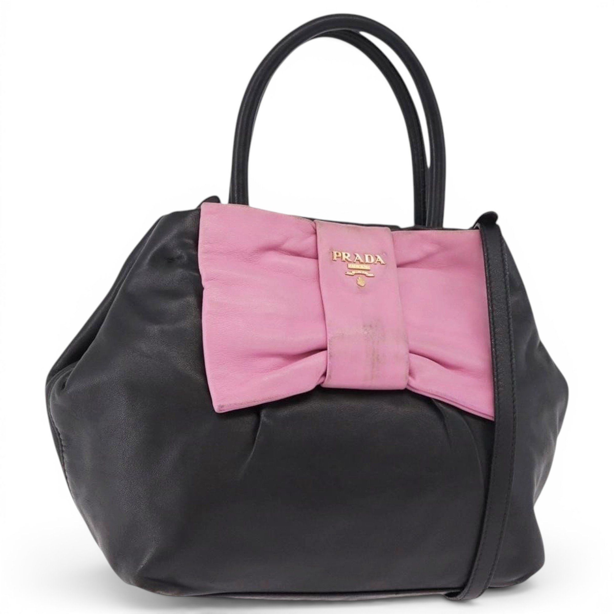 Leather handbag