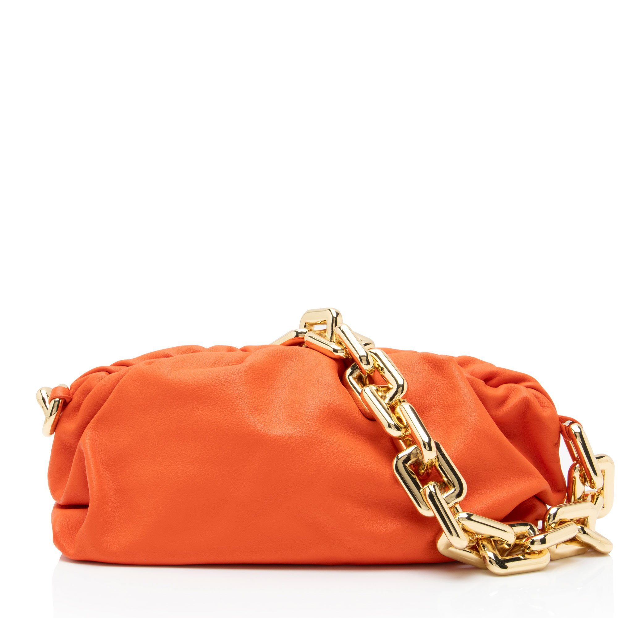 Chain Pouch leather handbag