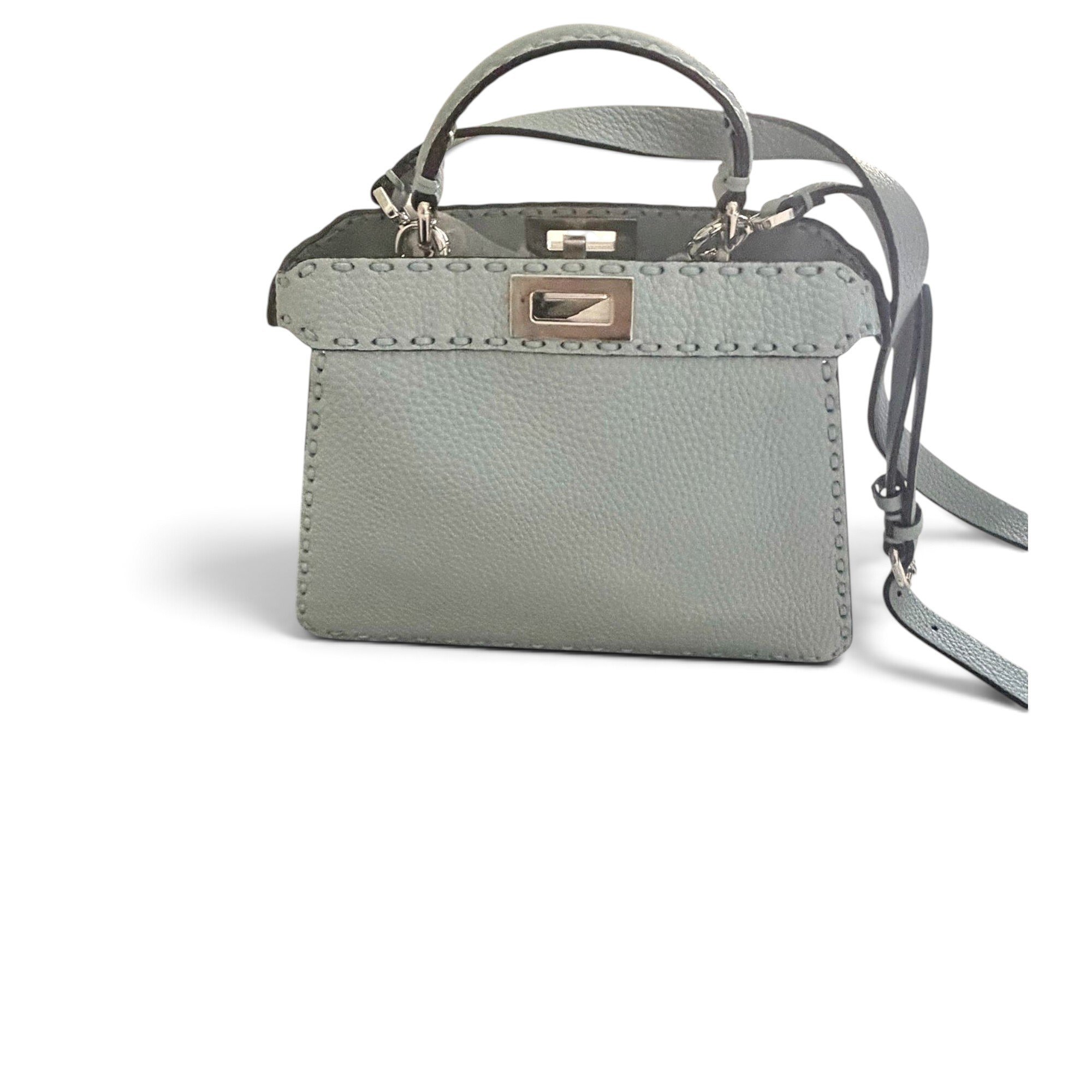 Peekaboo leather handbag