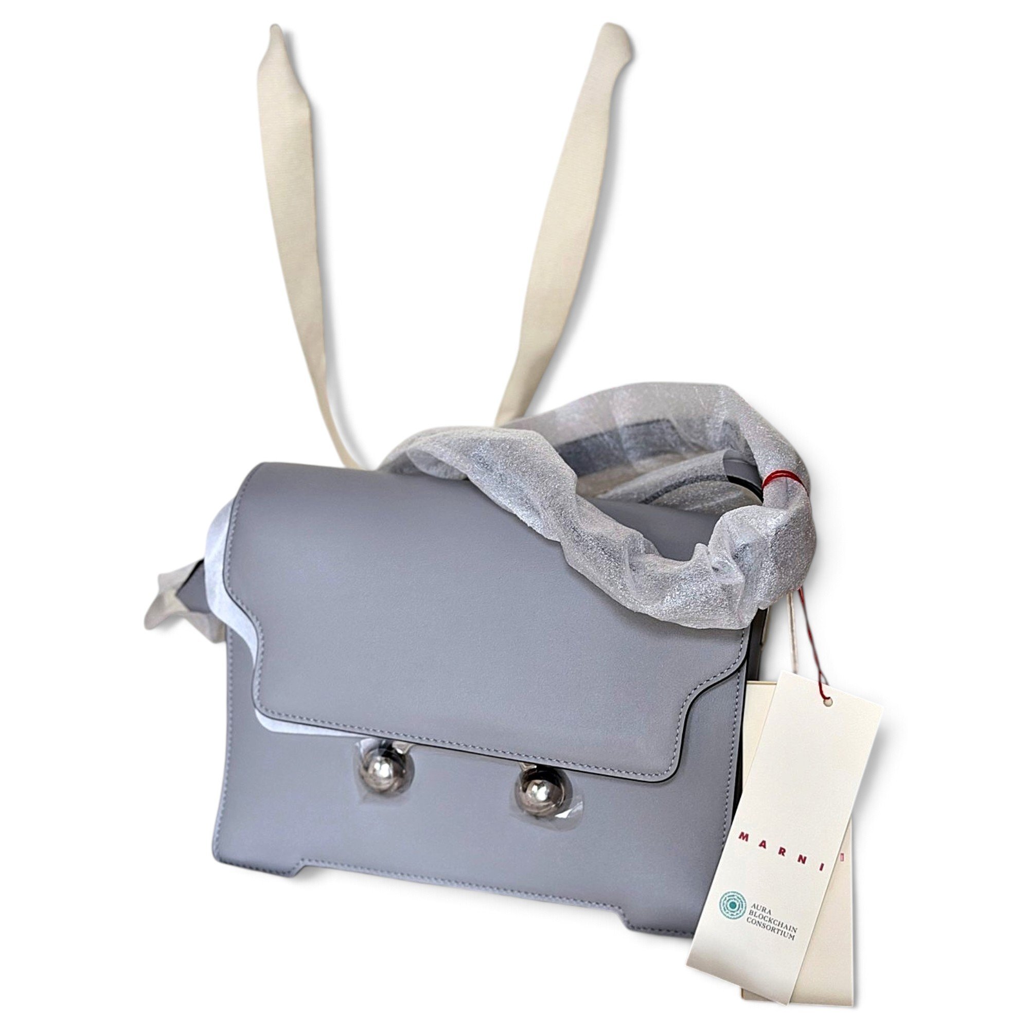 Marni Trunk leather handbag