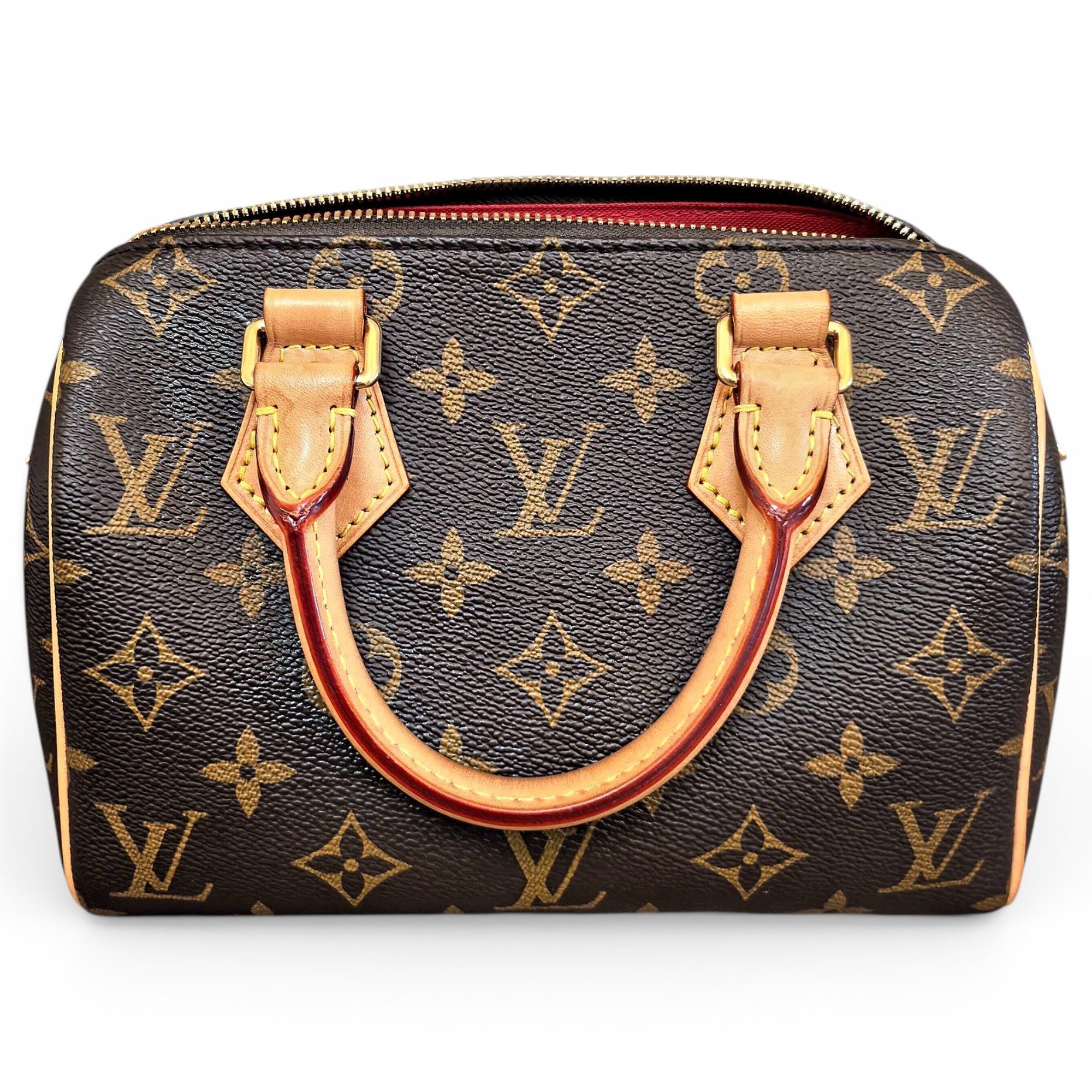 Nano Speedy / Mini HL leather handbag