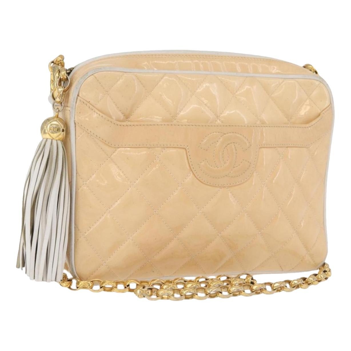 Patent leather handbag