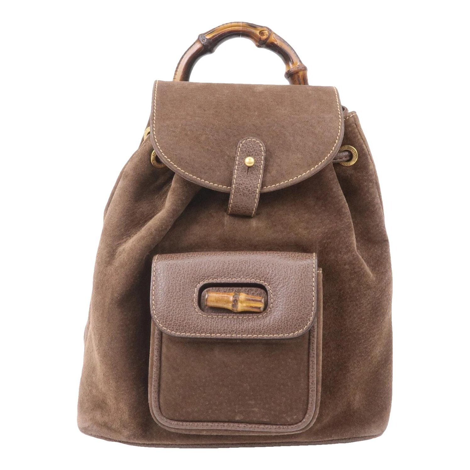 Leather backpack