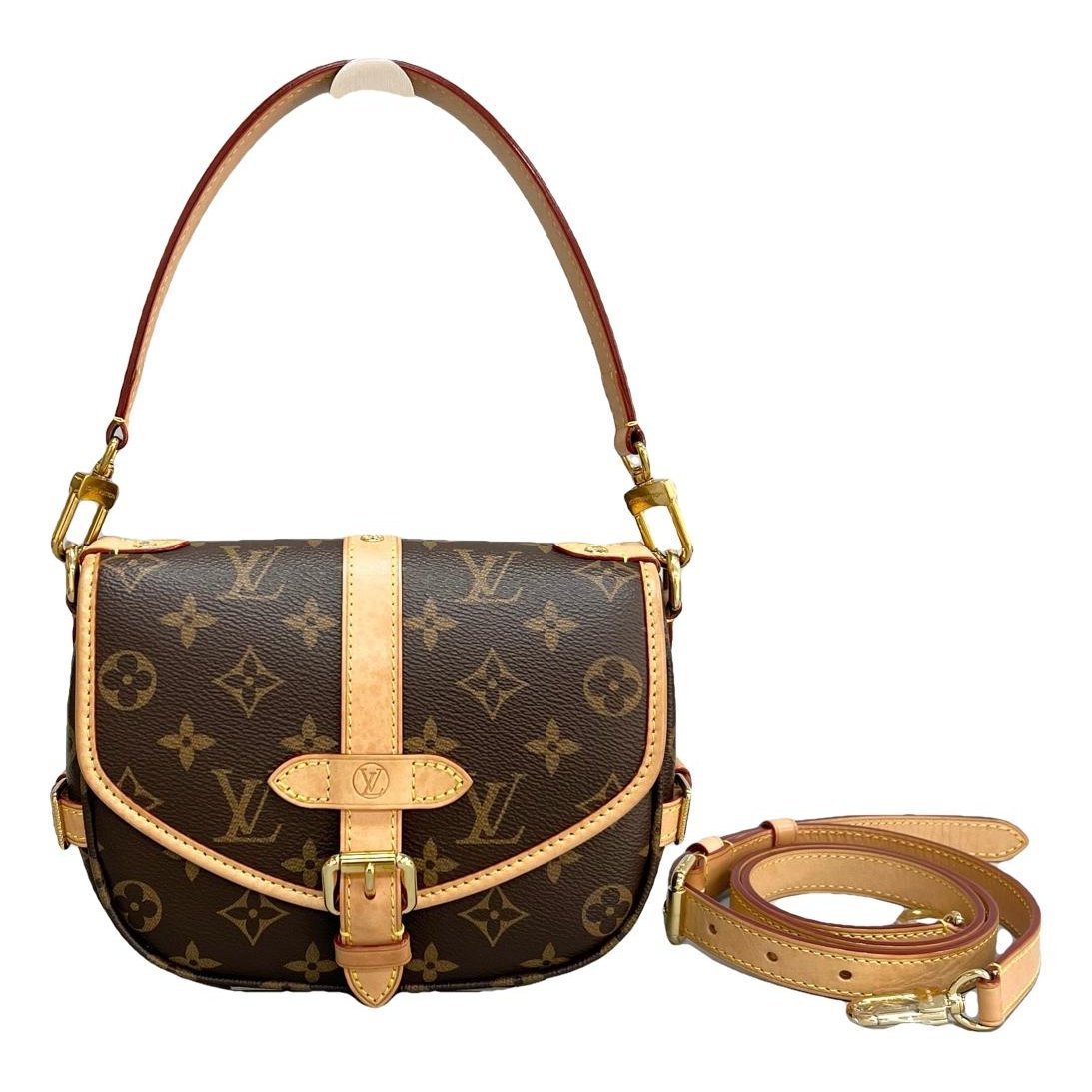 Louis Vuitton Saumur leather handbag