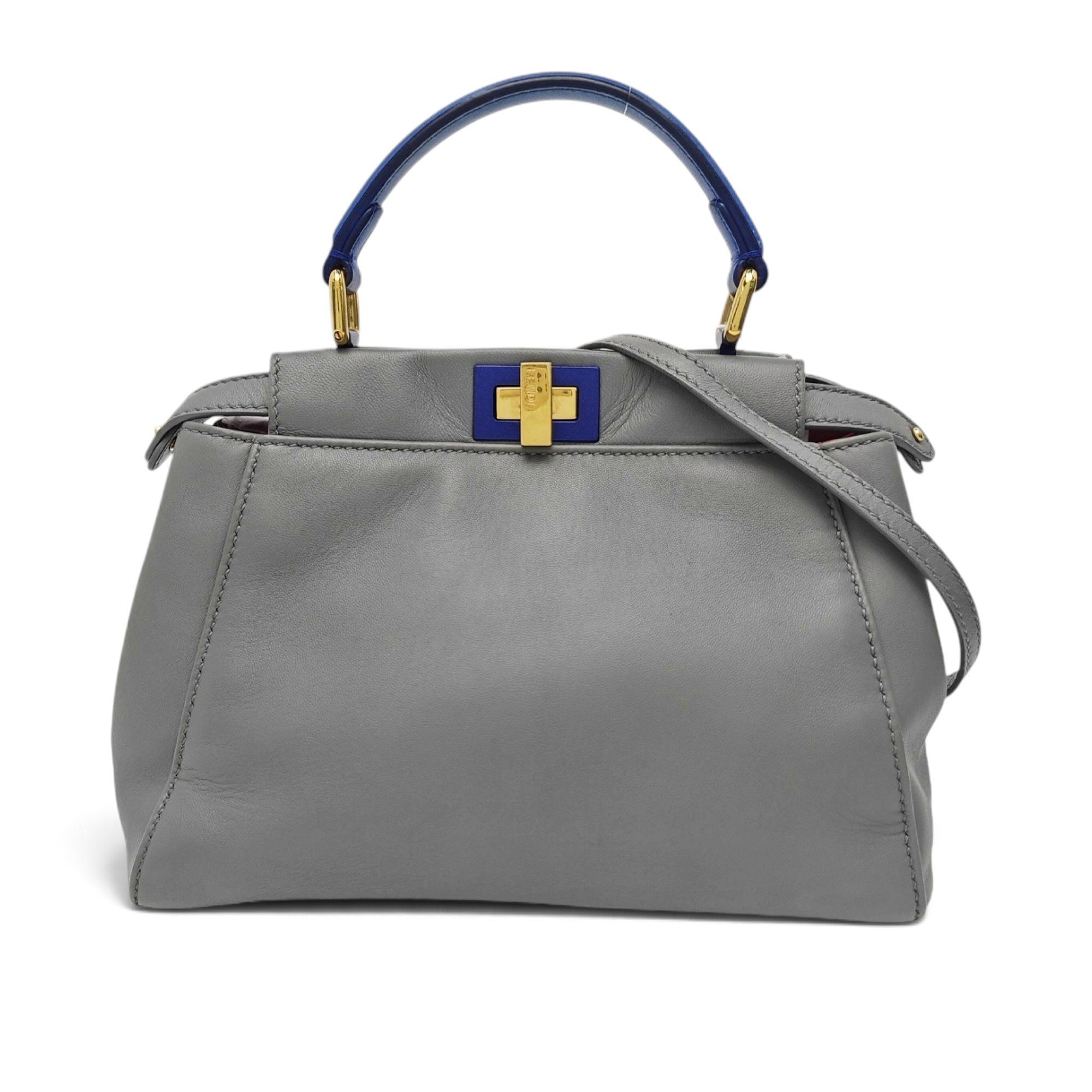 Peekaboo leather handbag