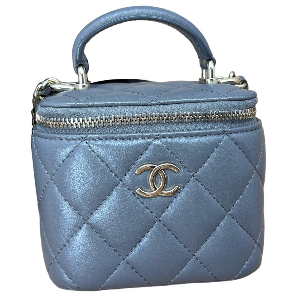 Trendy CC Vanity leather handbag