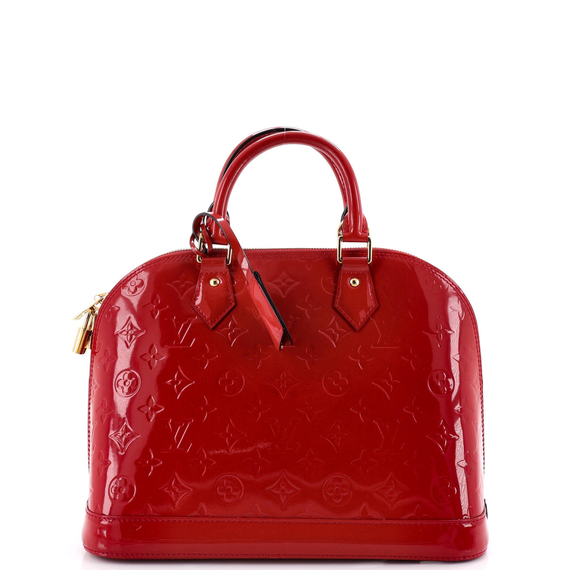 Alma Handbag Monogram Vernis MM