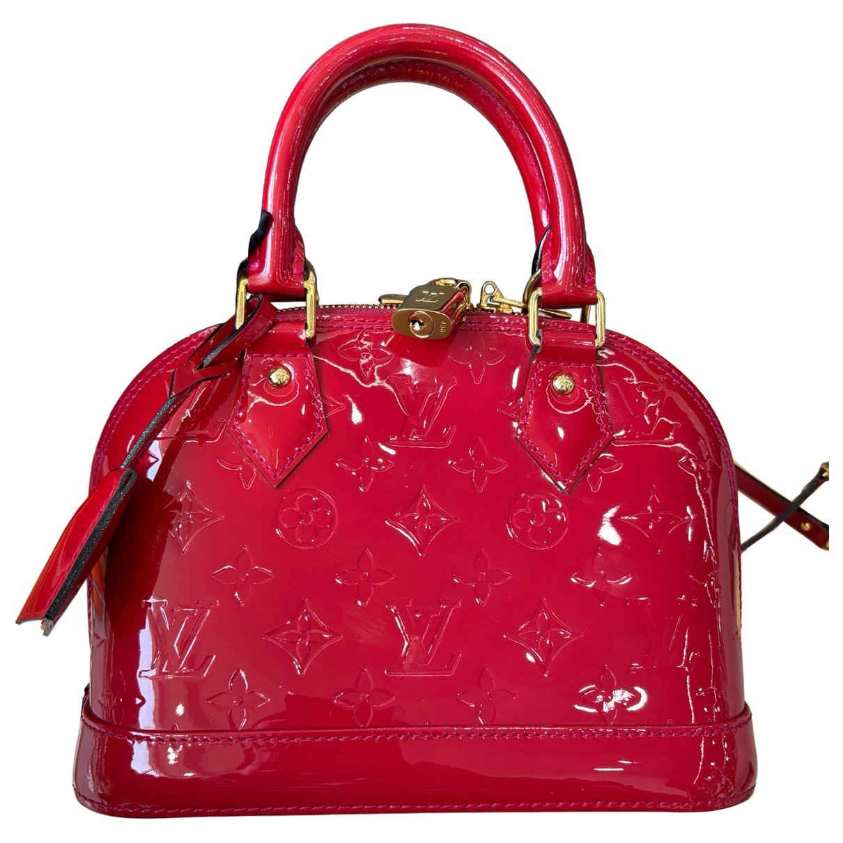 Alma BB patent leather handbag