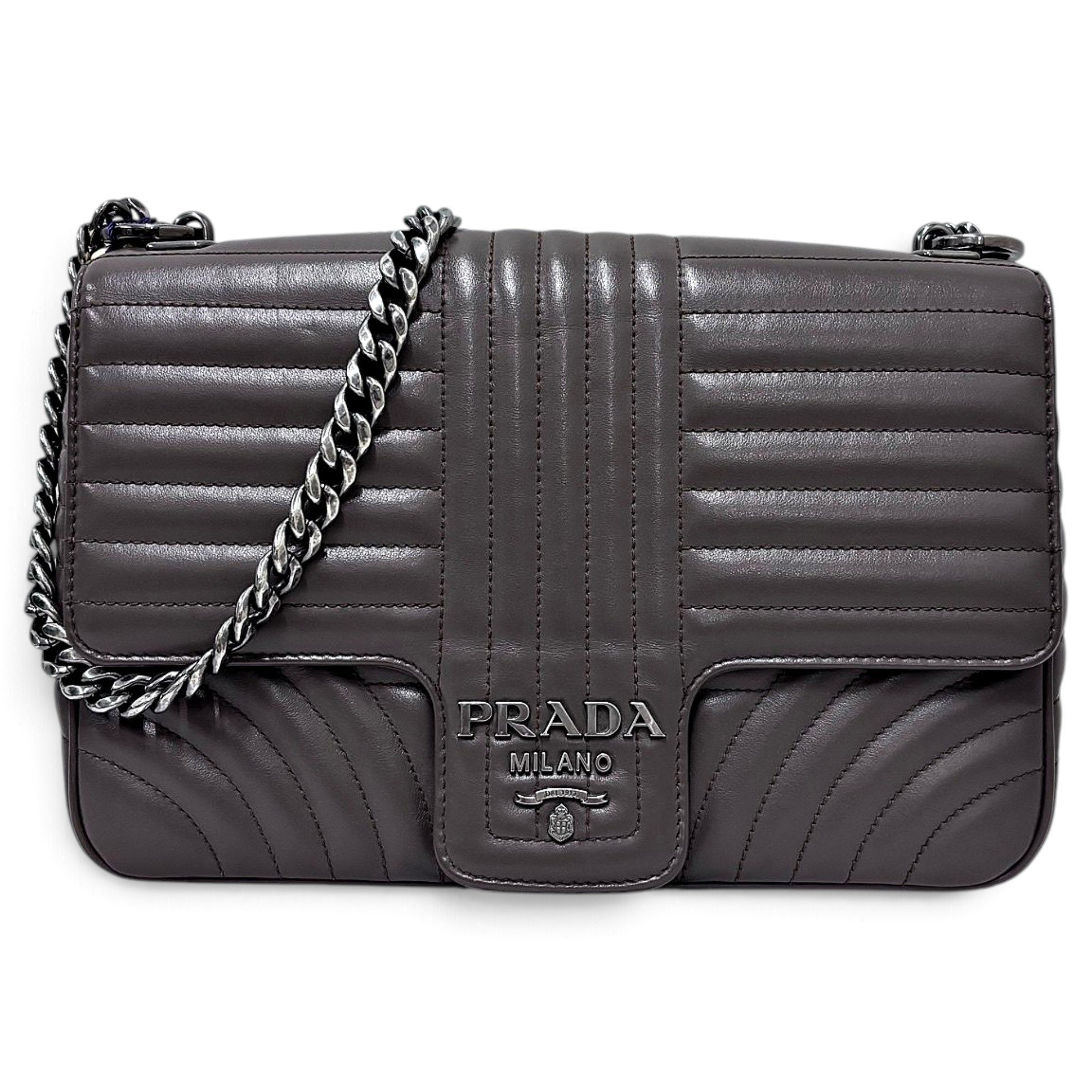 Diagramme leather handbag