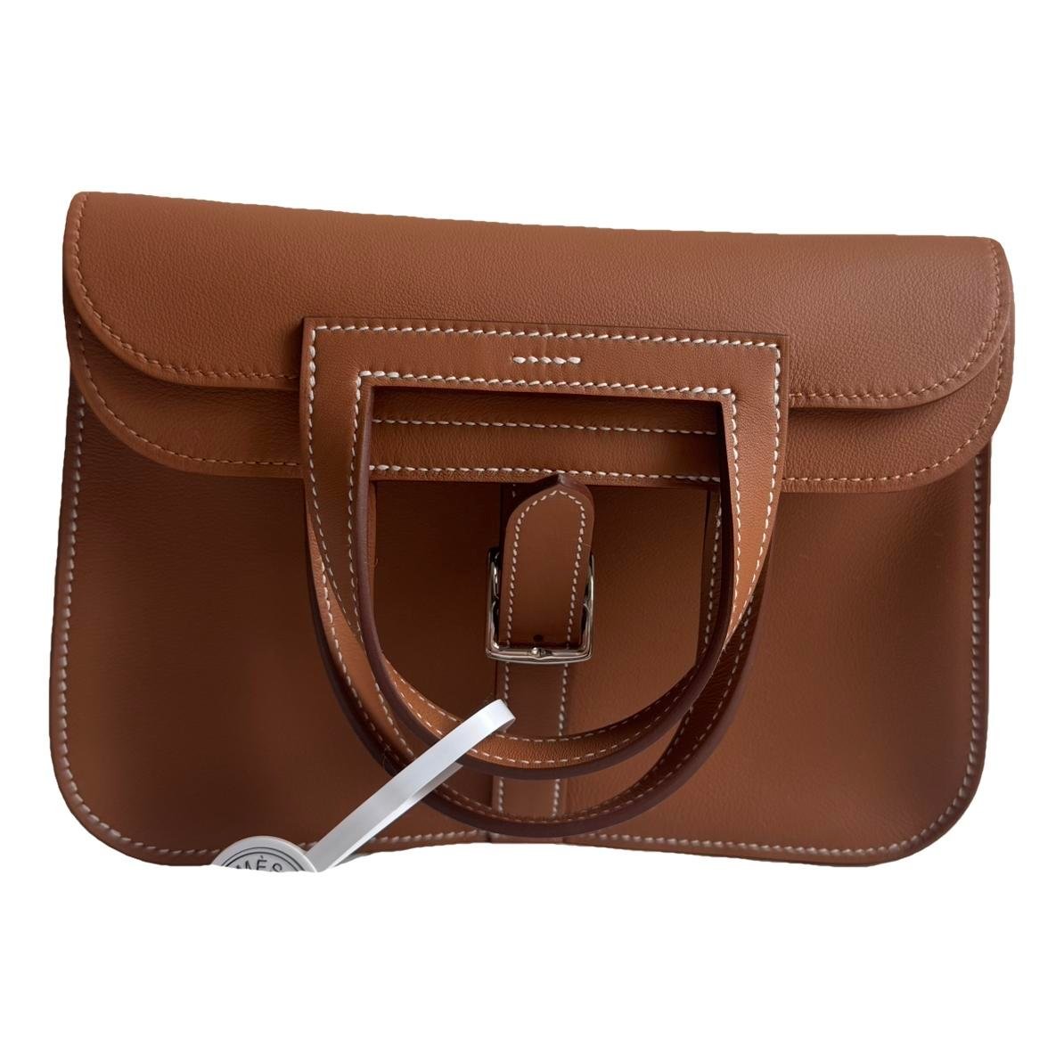 Hermes Halzan Handbag Gold