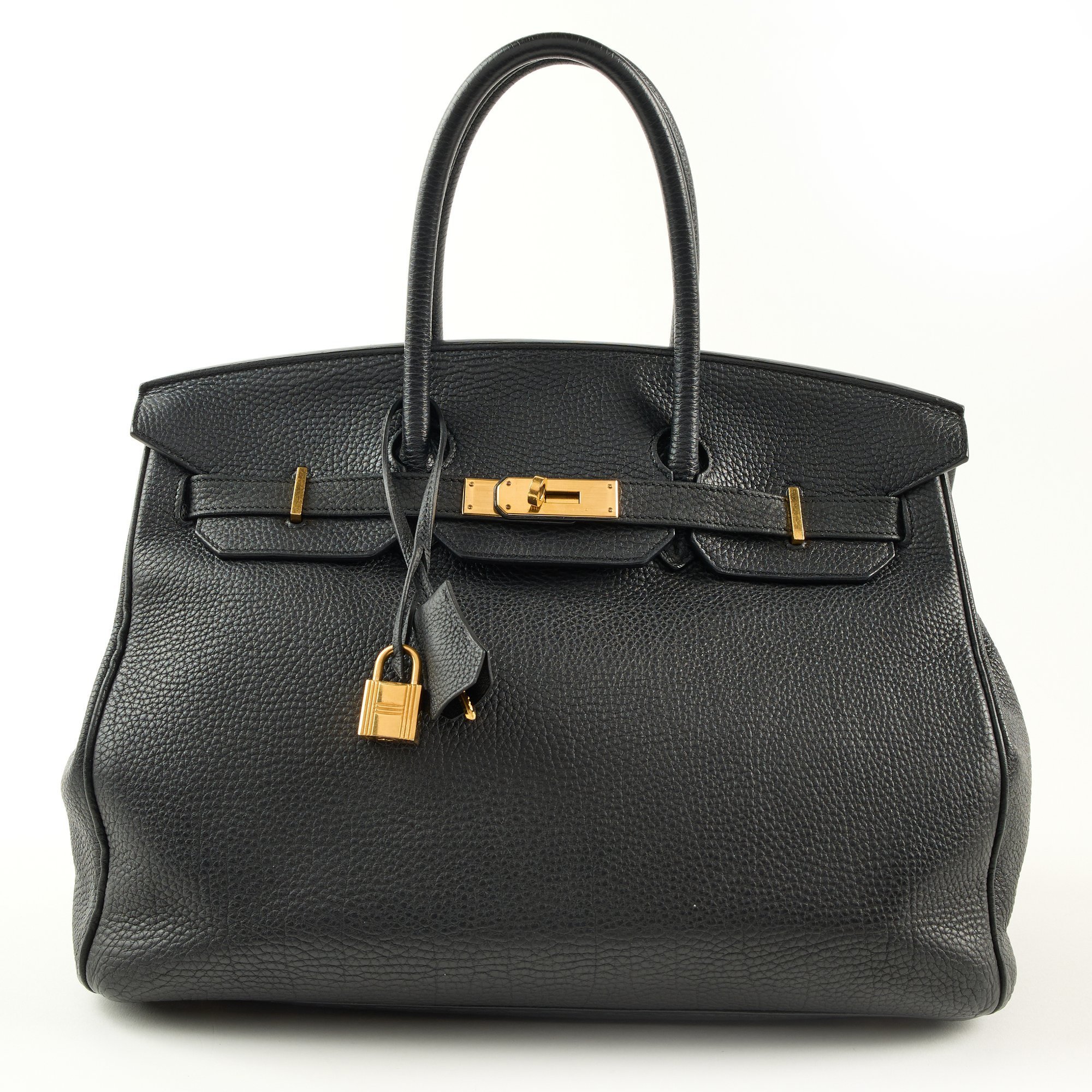 Birkin 35 leather handbag